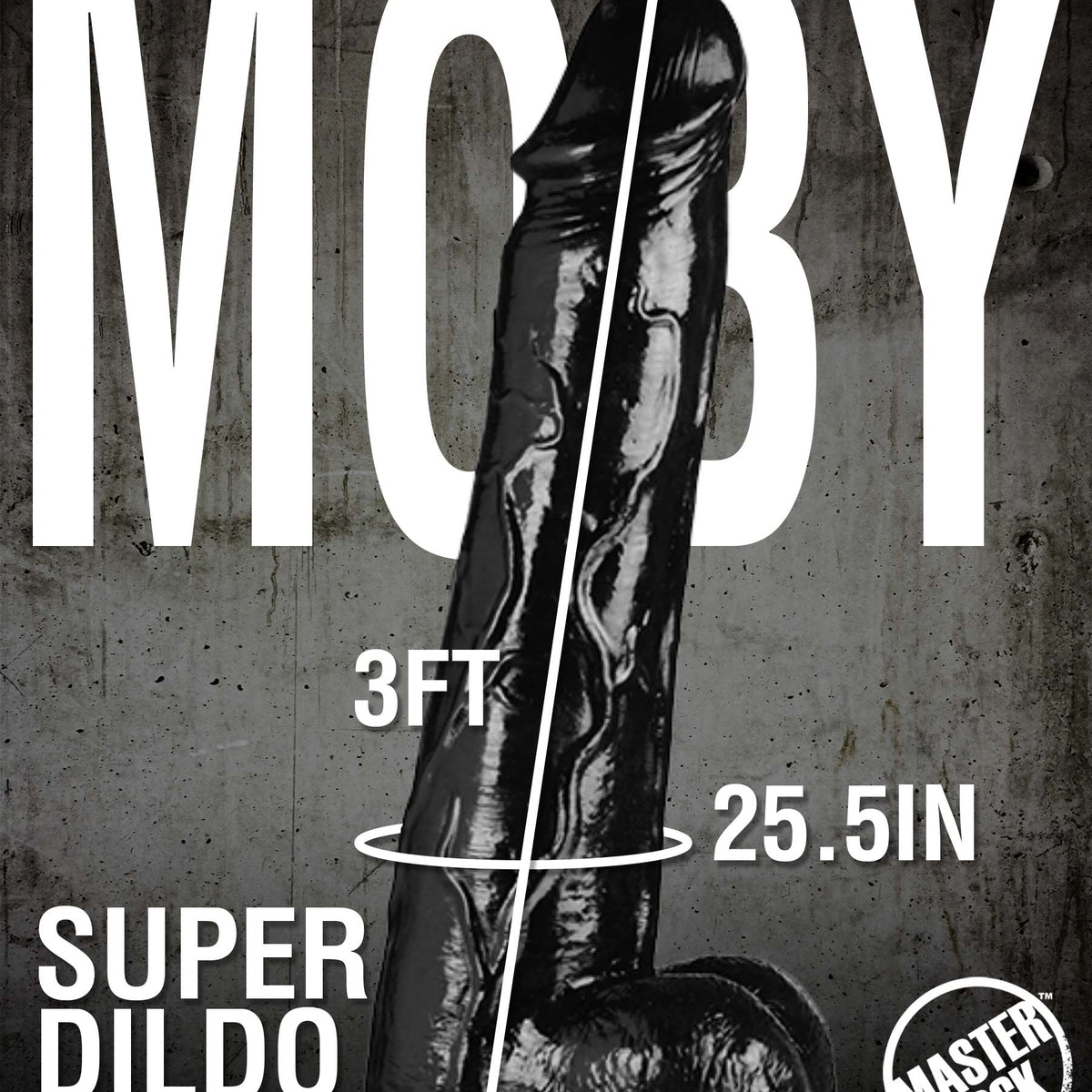 Moby Huge 3 Foot Tall Super Dildo -