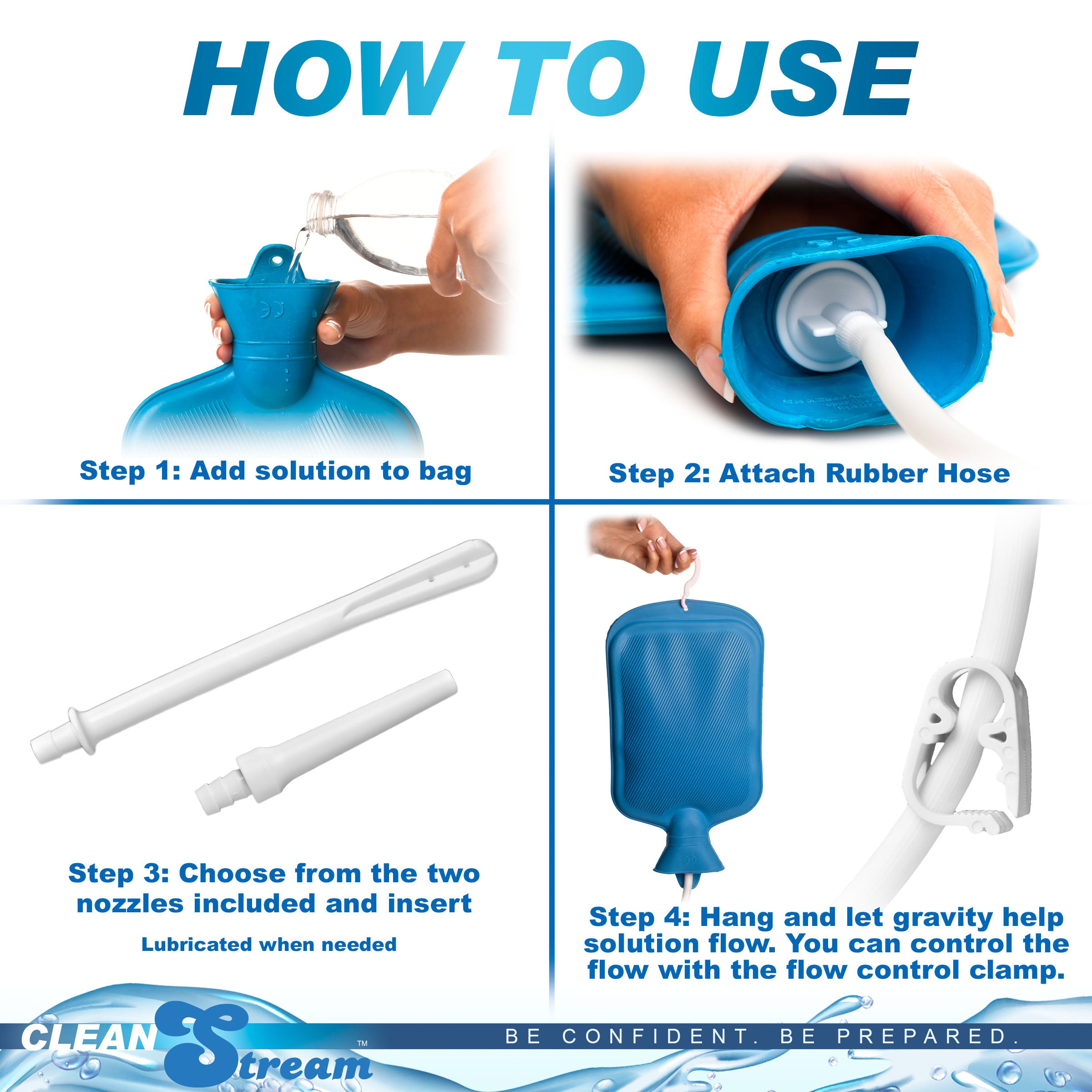 CleanStream Water Bottle Cleansing Kit