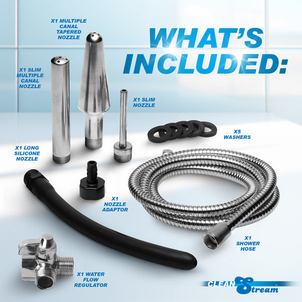All In One 4 Tip Shower Enema System