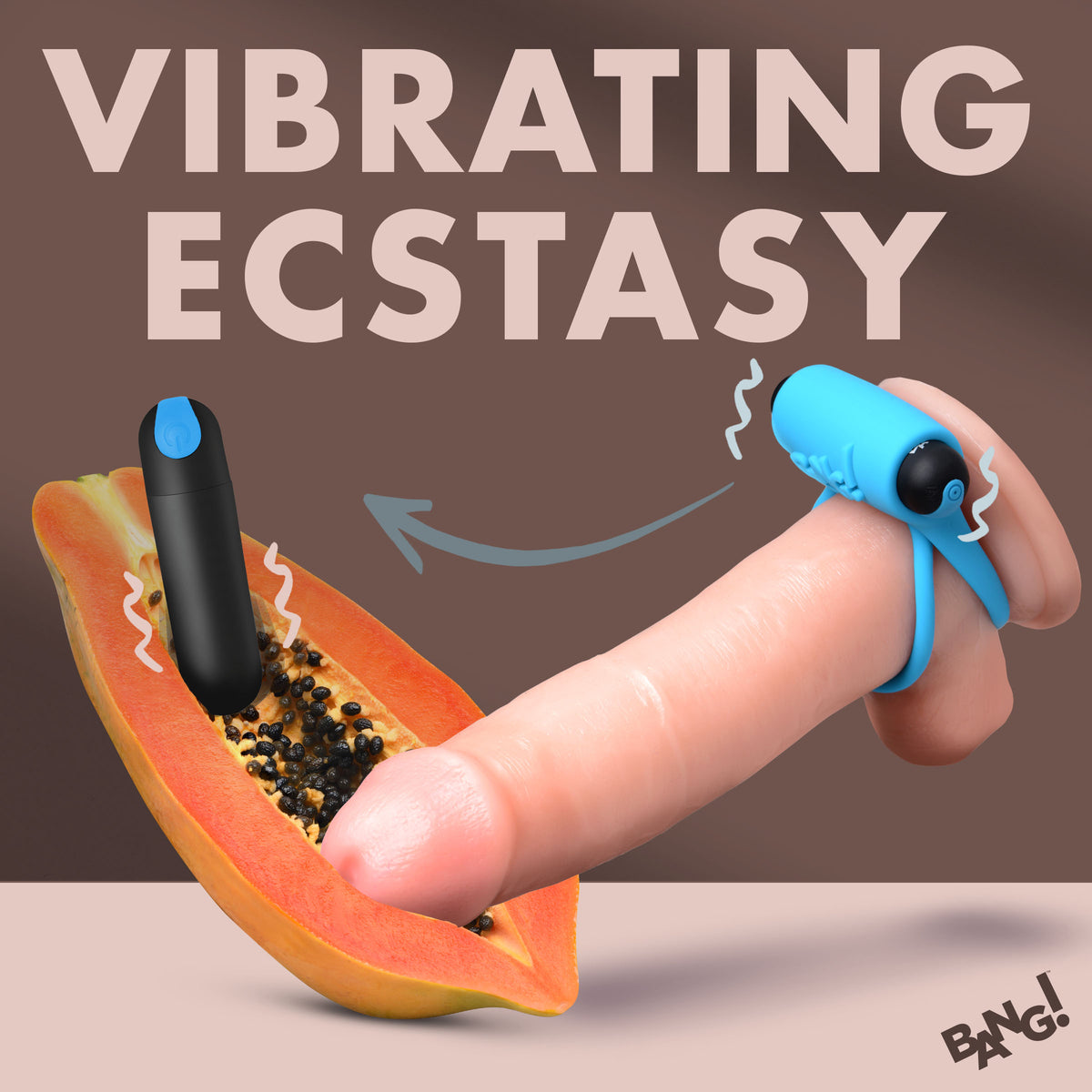 Remote Control 28X Vibrating Cock Ring and Bullet -