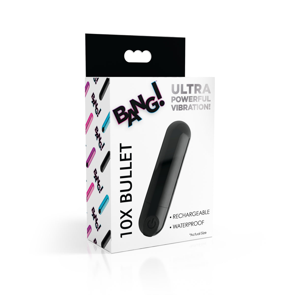 10X Rechargeable Vibrating Metallic Bullet -