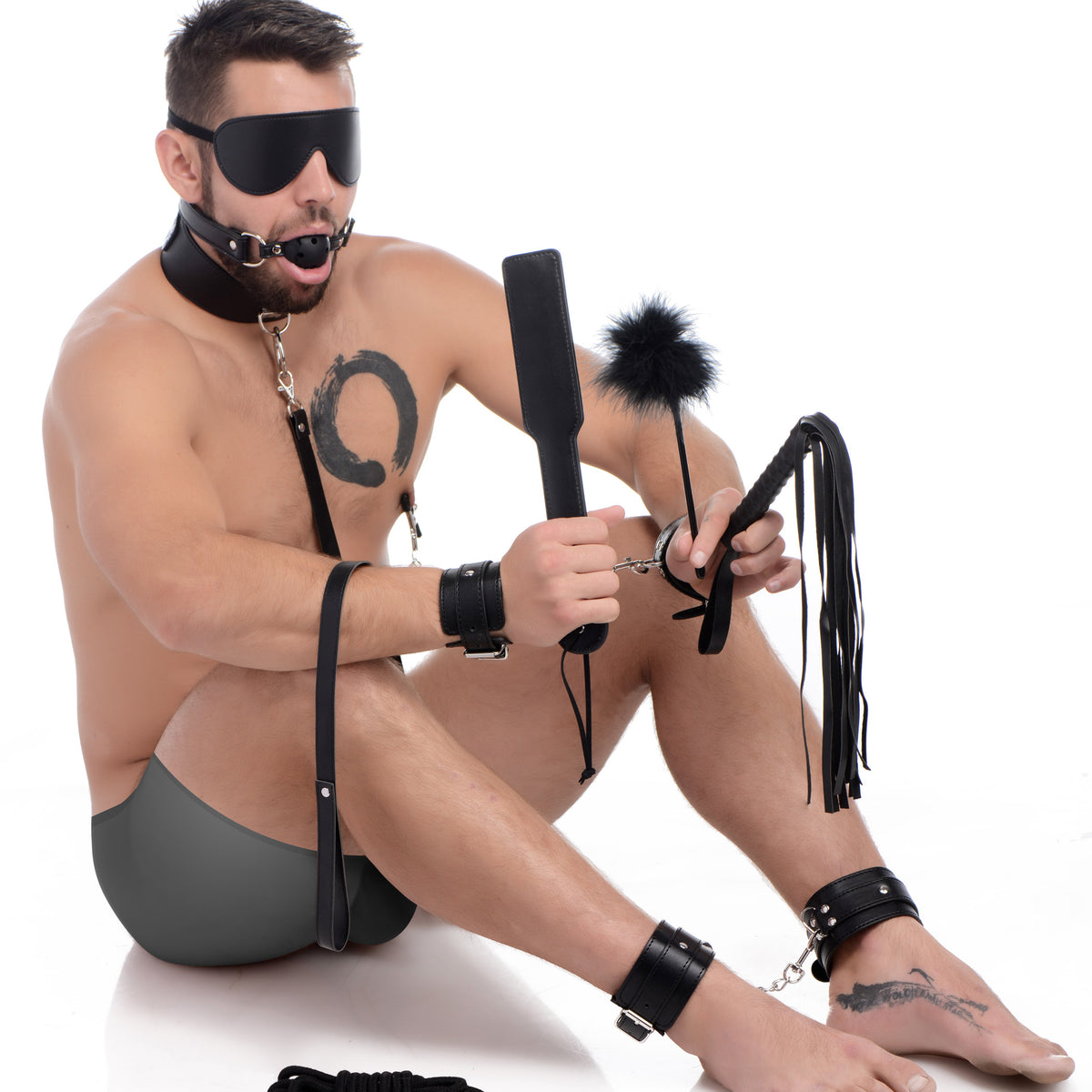 Deluxe 10 Piece Bondage Set