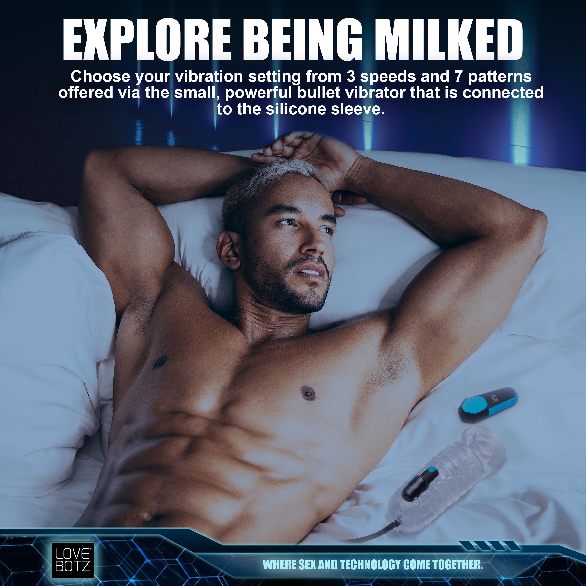 The Milker Pro Edition with Automatic Stroking, Suction and Vibration