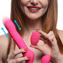 30X Thrusting and Vibrating Strapless Strap-On With Remote Control