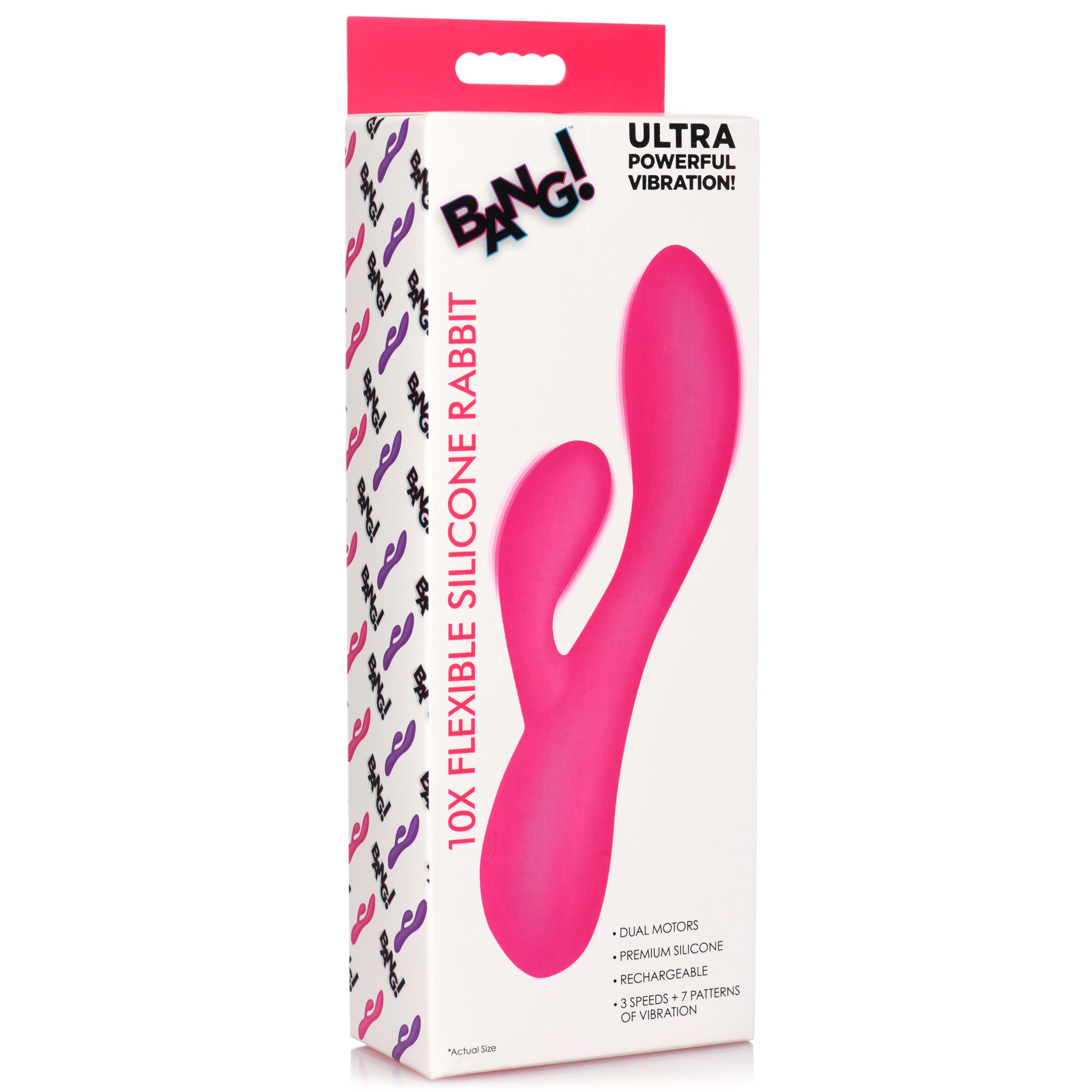 10X Flexible Silicone Rabbit Vibrator