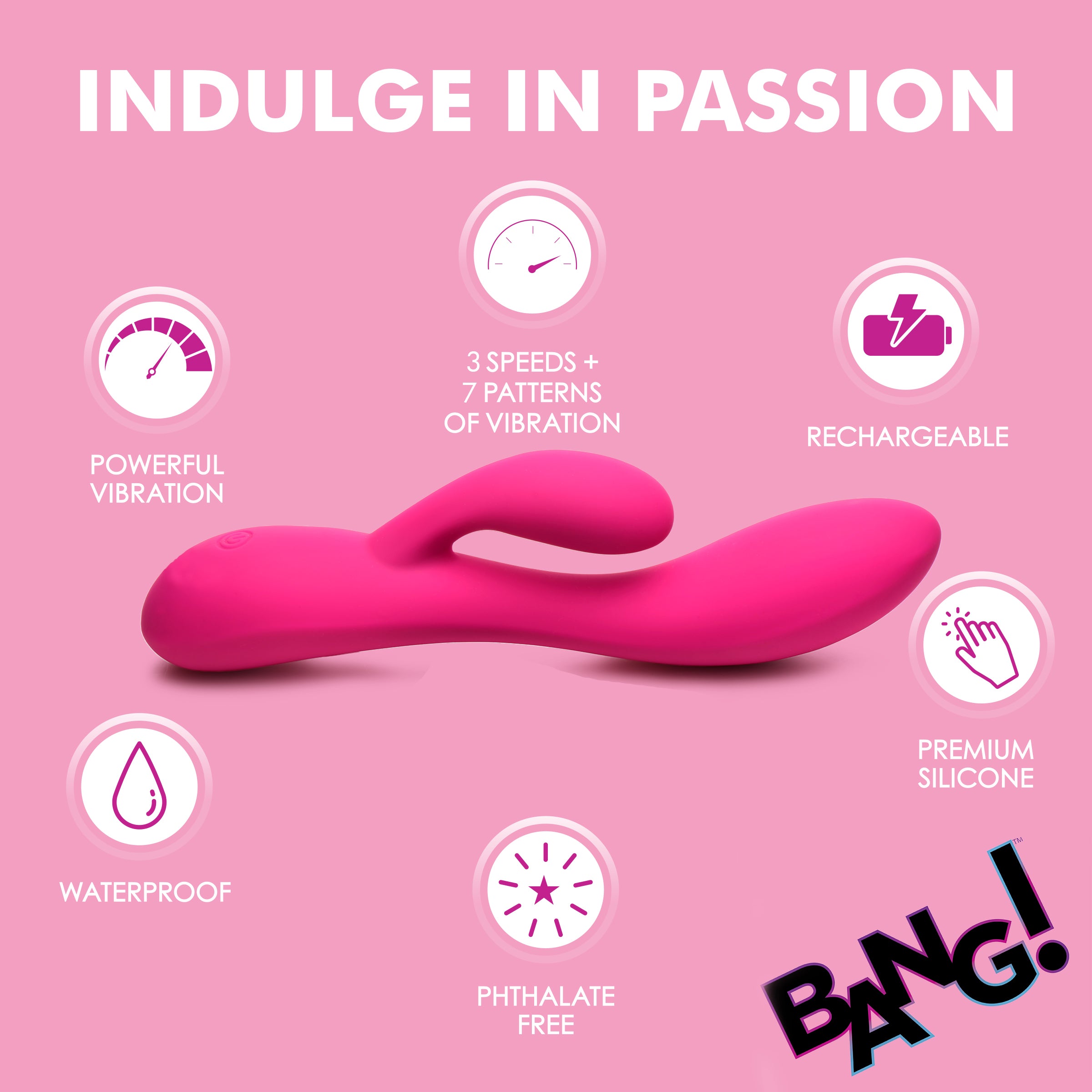 10X Flexible Silicone Rabbit Vibrator