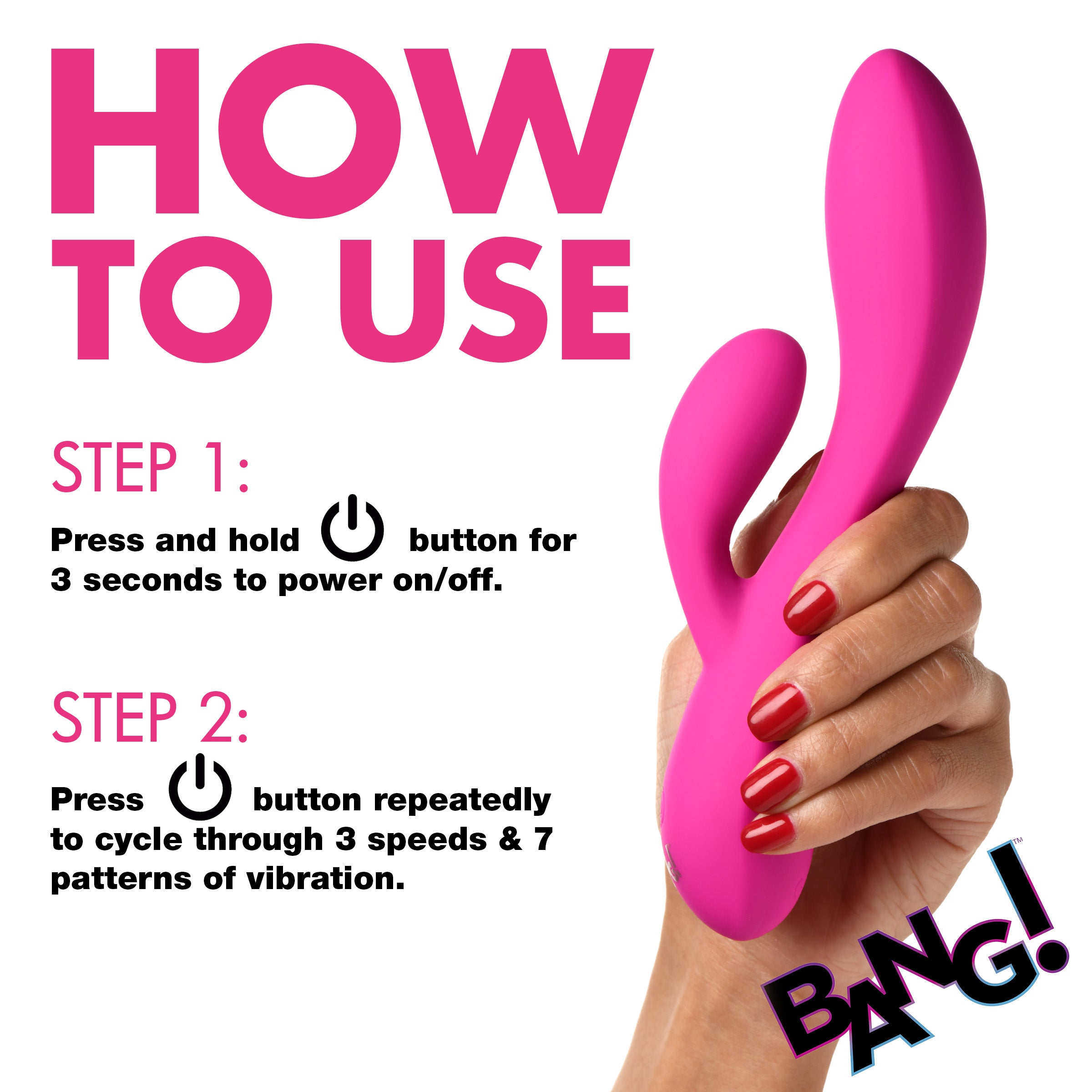 10X Flexible Silicone Rabbit Vibrator