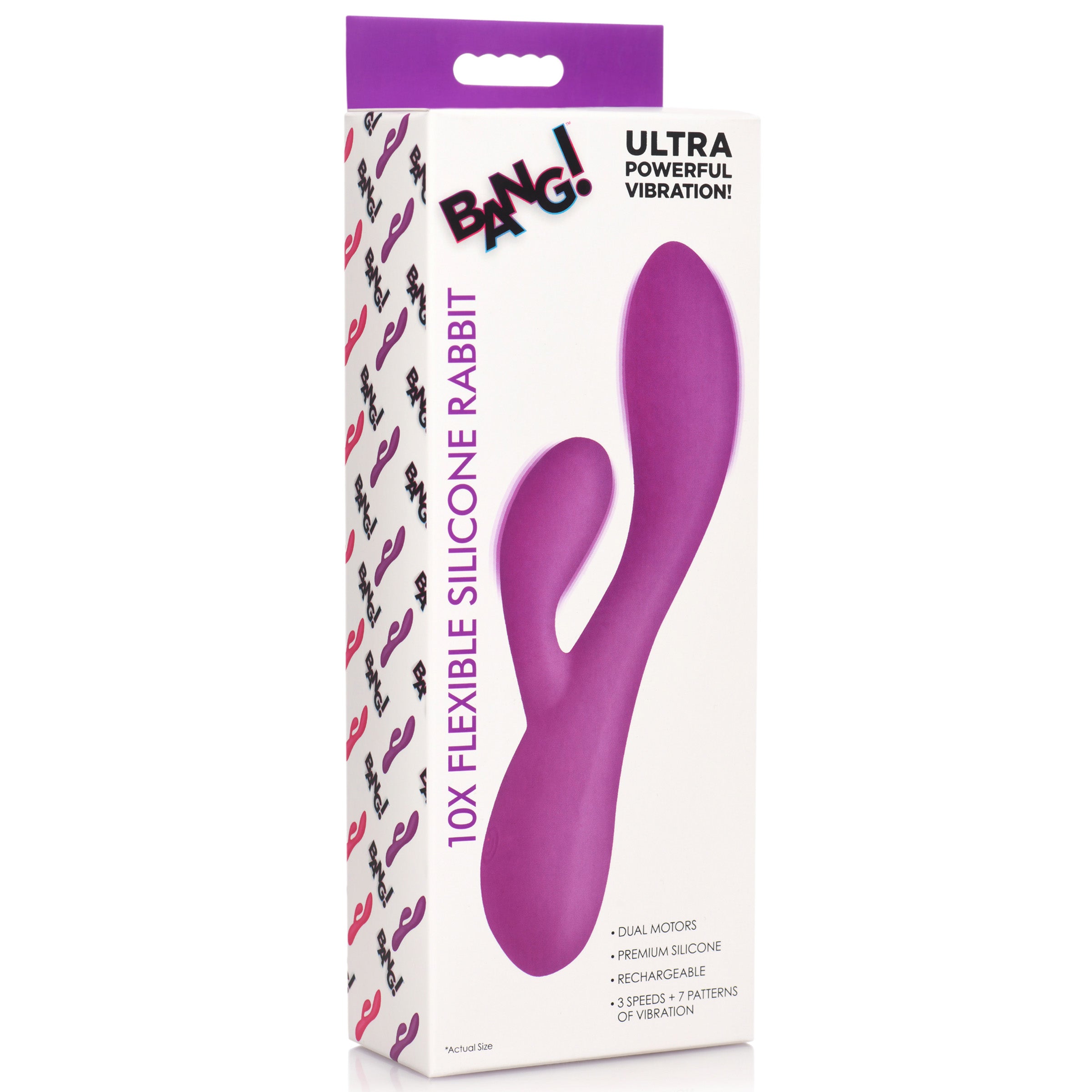 10X Flexible Silicone Rabbit Vibrator