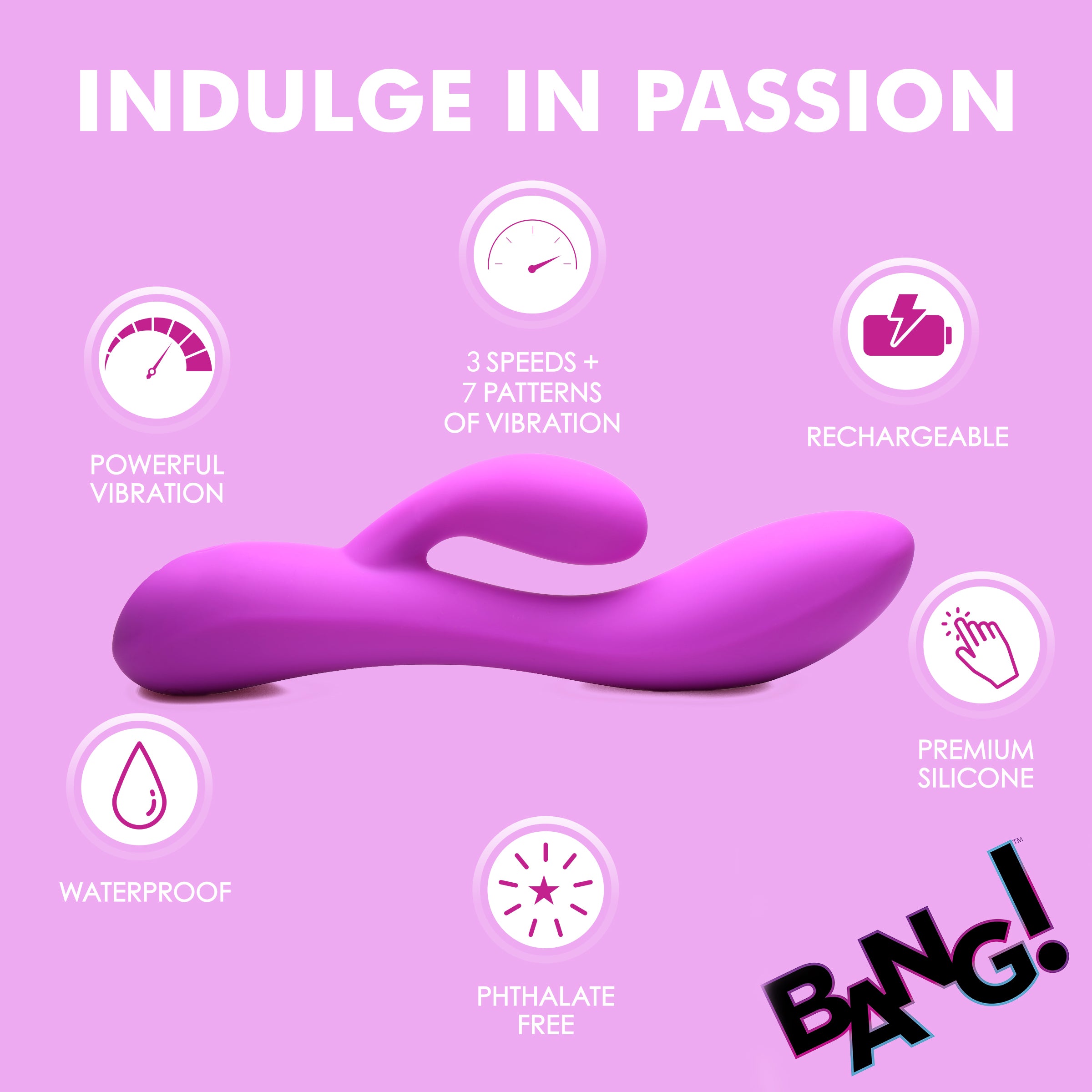 10X Flexible Silicone Rabbit Vibrator