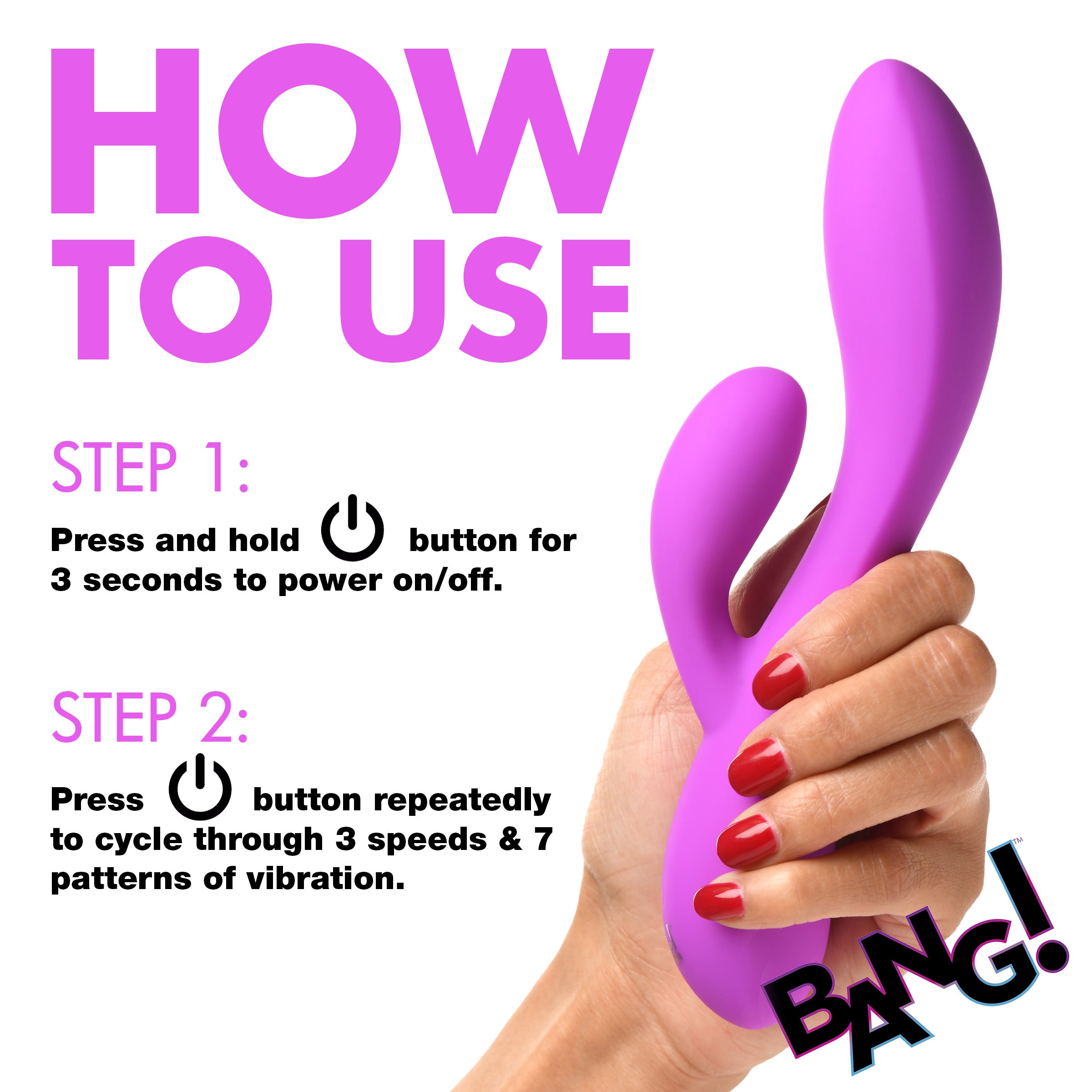 10X Flexible Silicone Rabbit Vibrator