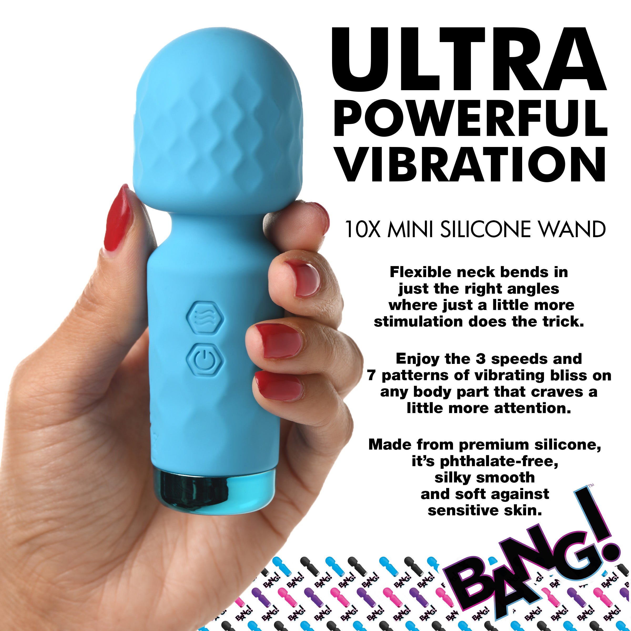 10X Mini Silicone Wand -