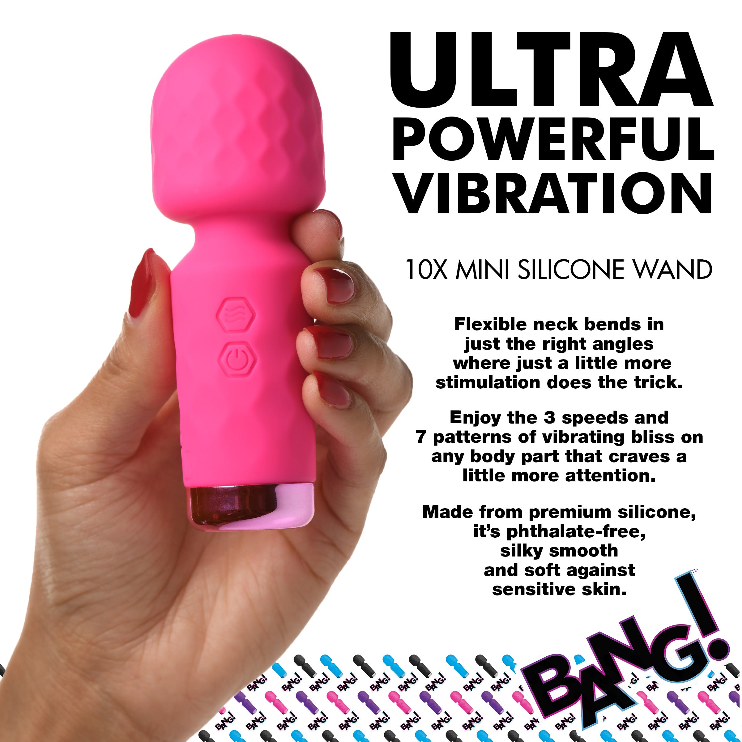 10X Mini Silicone Wand -