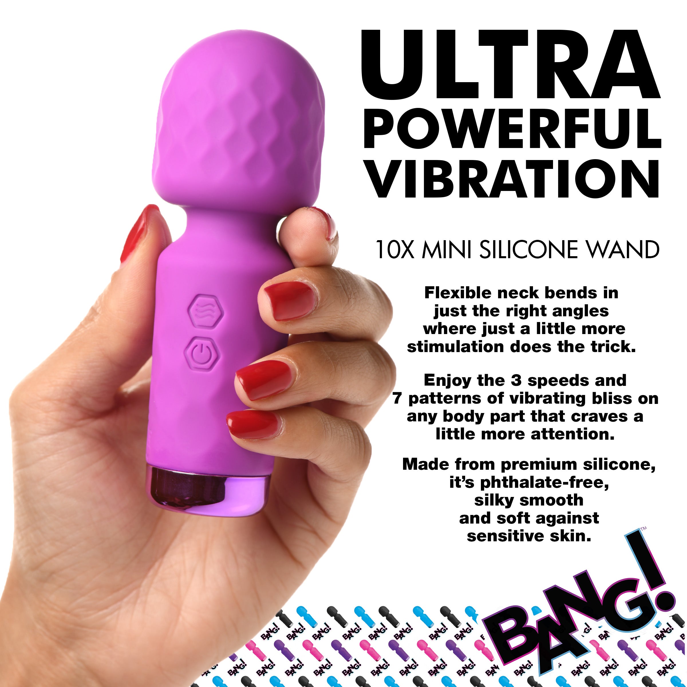 10X Mini Silicone Wand -