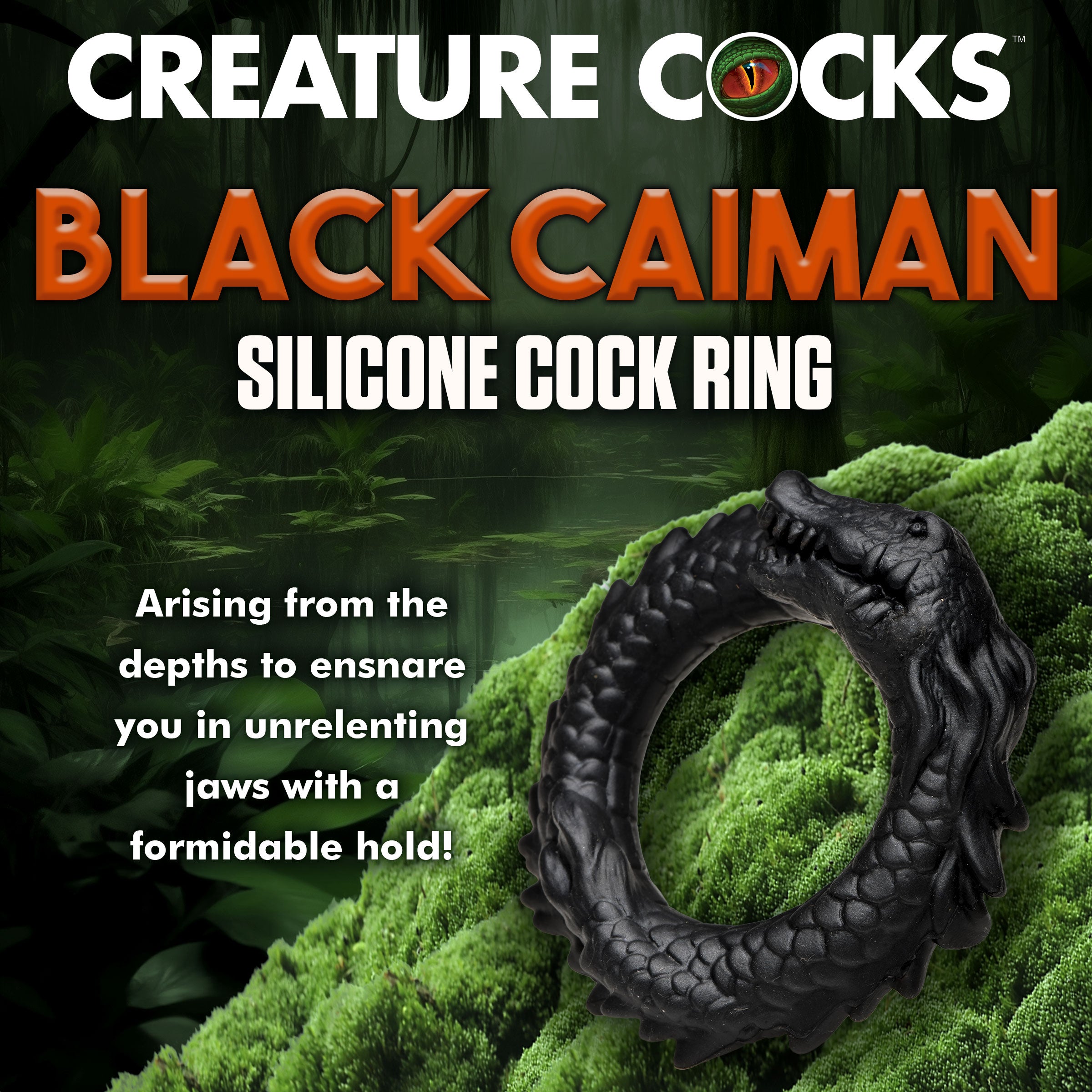 Caiman Silicone Cock Ring