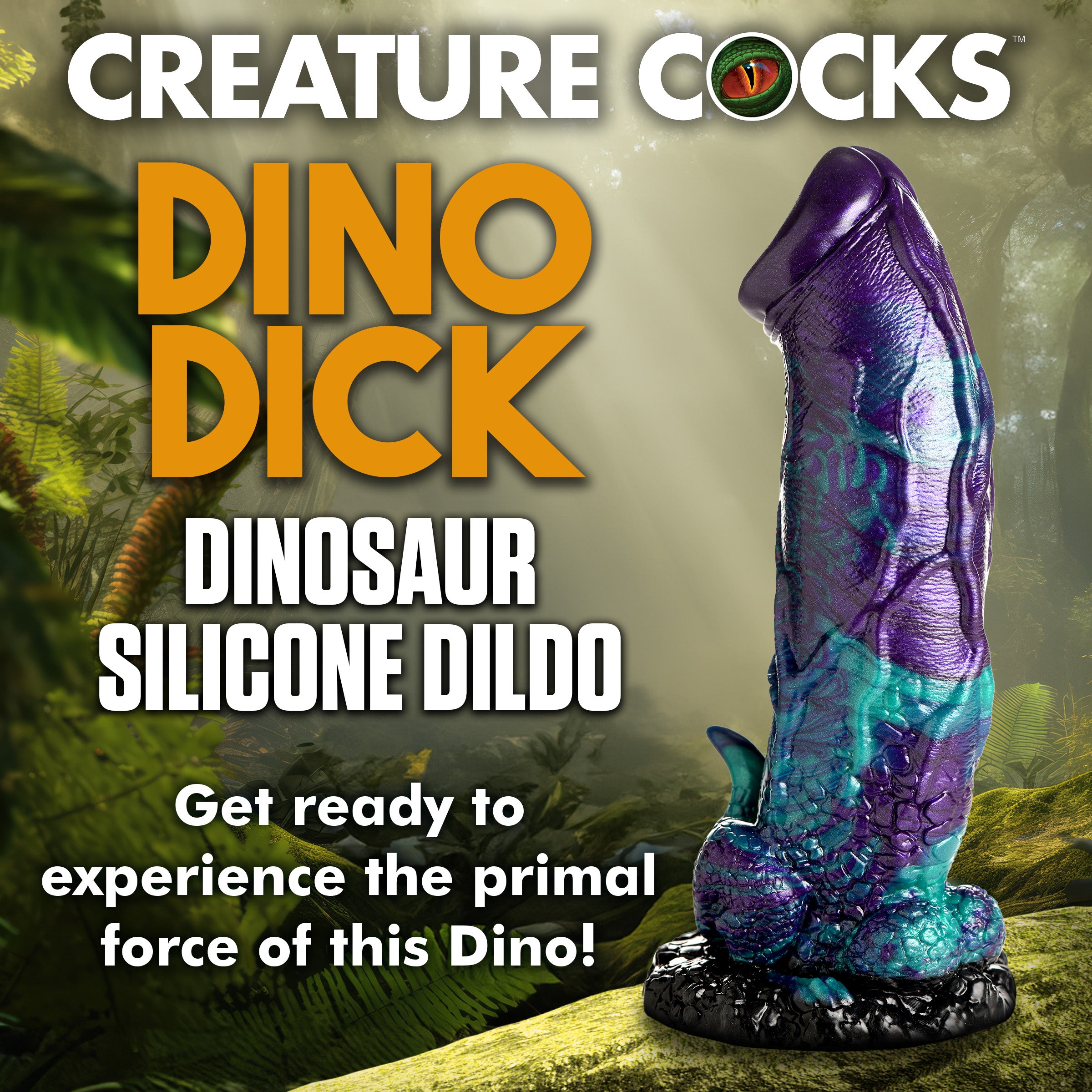 Dino-Dick Silicone Dildo - Large