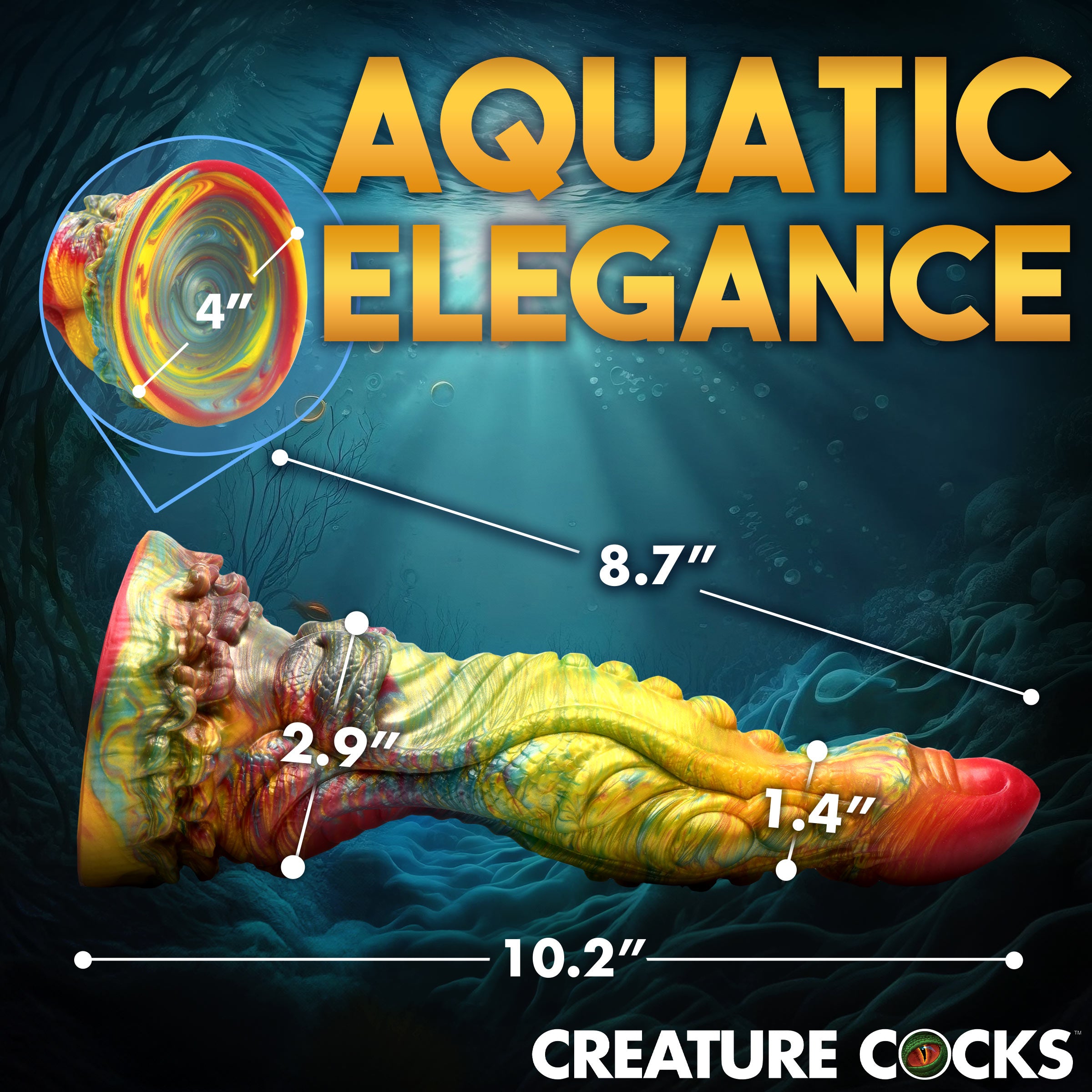 Majestic Merman Silicone Dildo