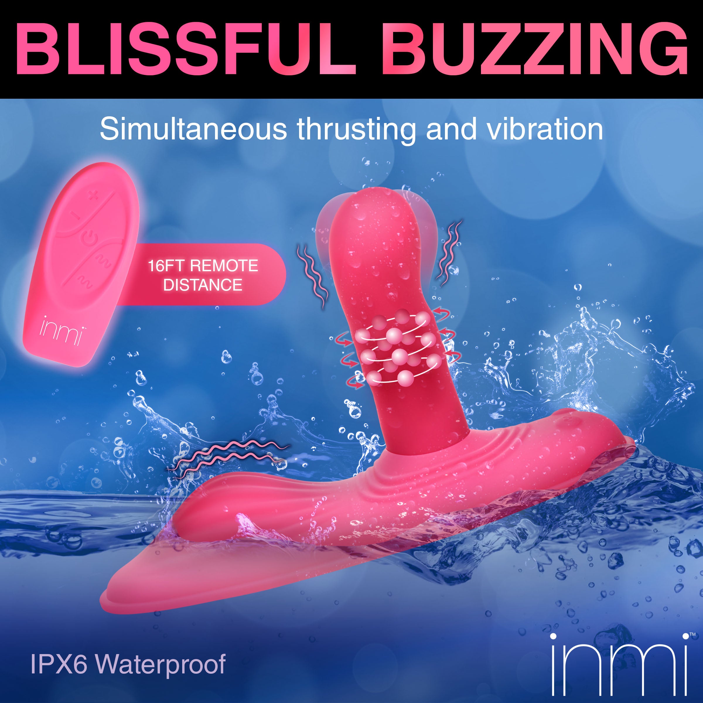 Spin n' Grind Rotating and Vibrating Silicone Sex Grinder