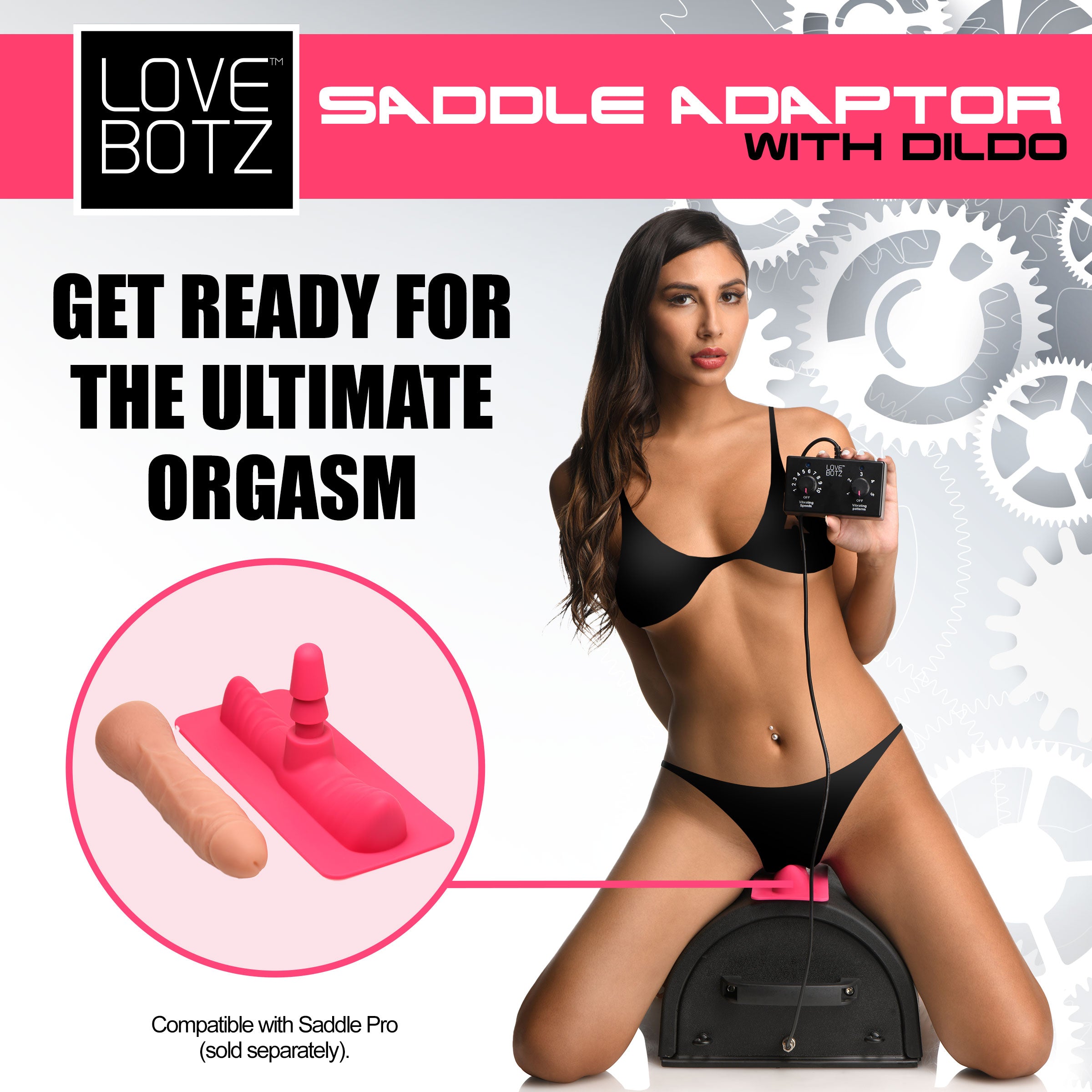 Saddle Adapter with Dildo