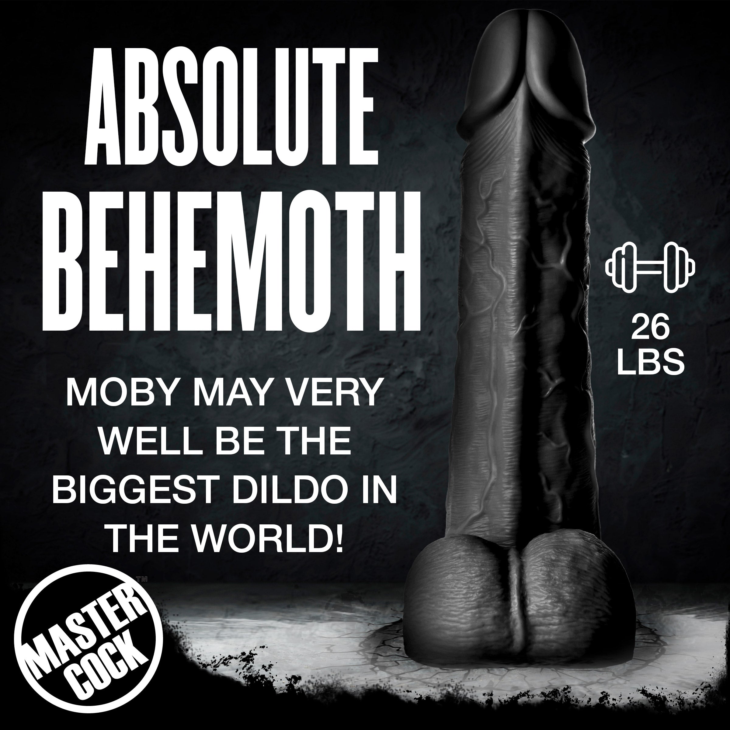 Moby Huge 2 Foot Tall Super Dildo -