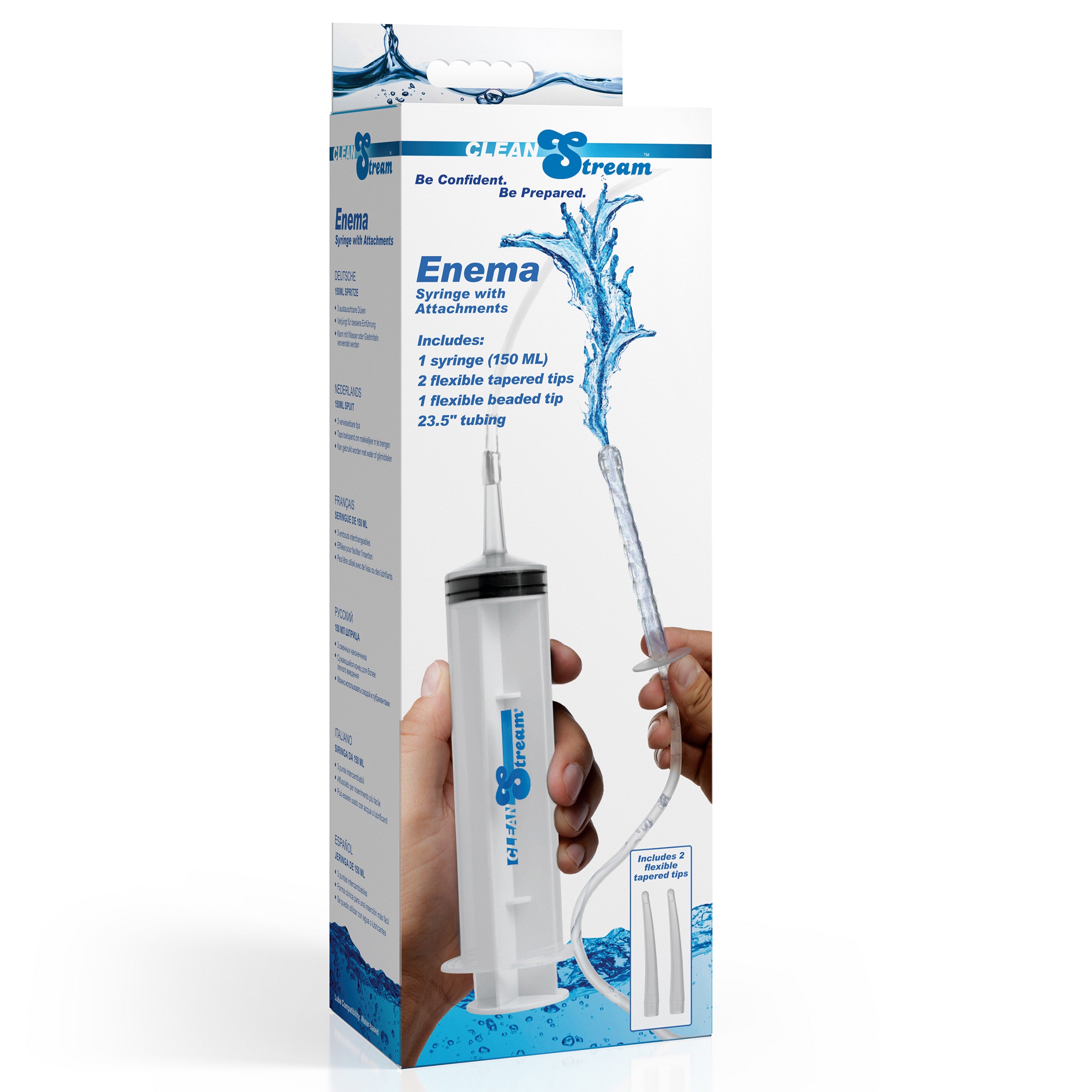 Enema 150 mL Syringe with Attachments