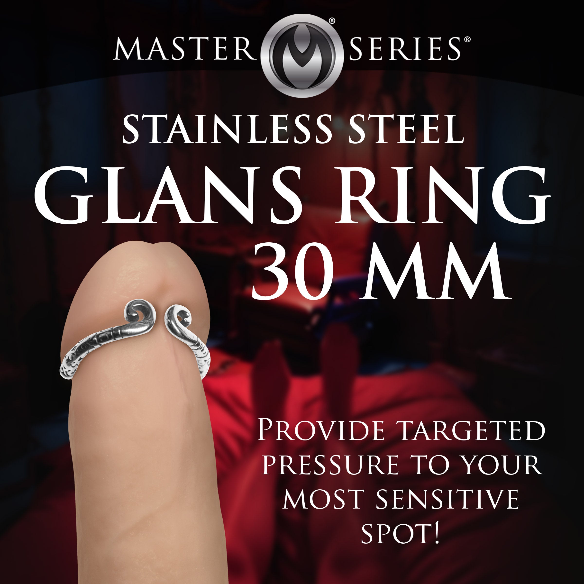 Kingpin Stainless Steel Glans Ring - 24MM