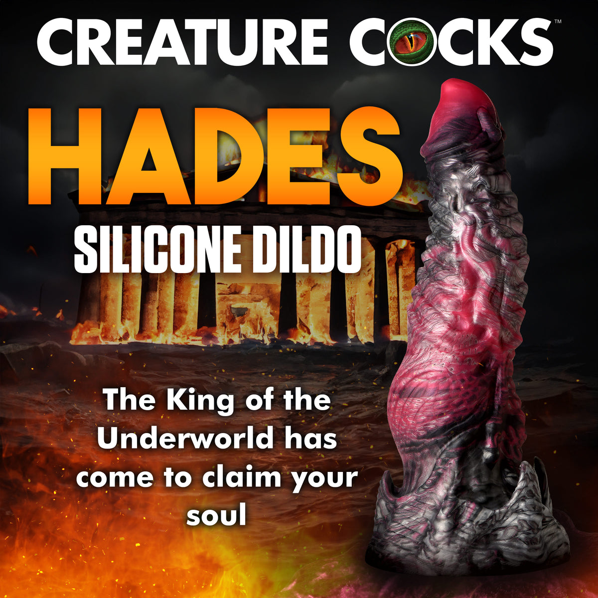 Hades Silicone Dildo - Large