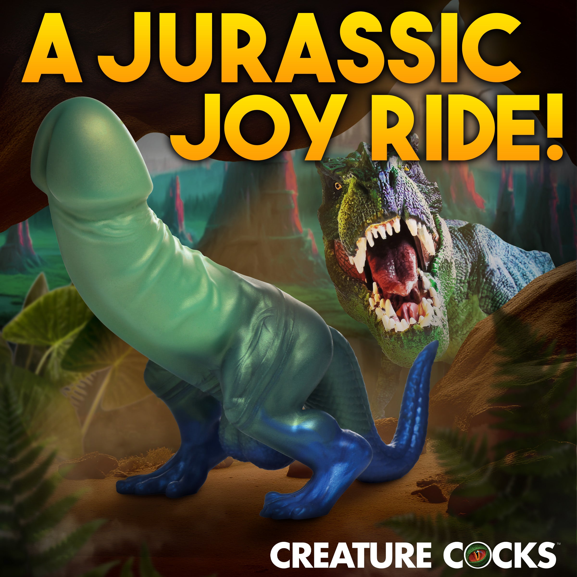 Jurassic Cock Dinosaur Silicone Dildo