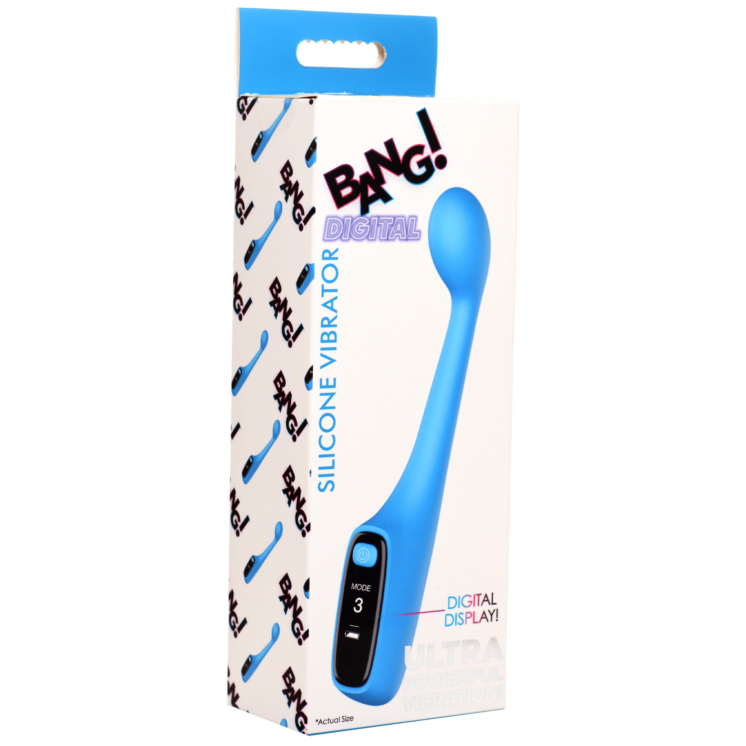 Silicone G-spot Vibrator with Digital Display