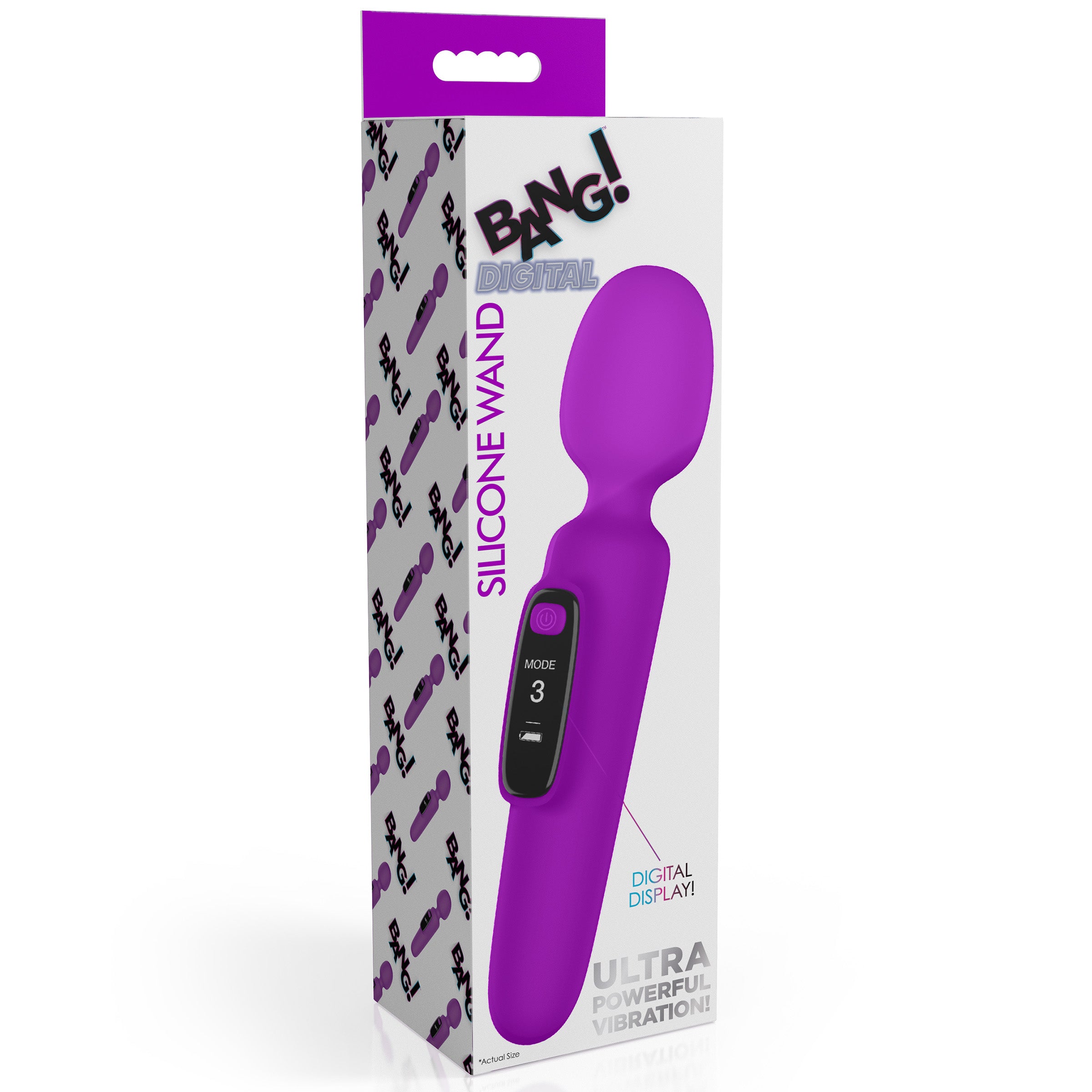 Digital Silicone Wand with Display