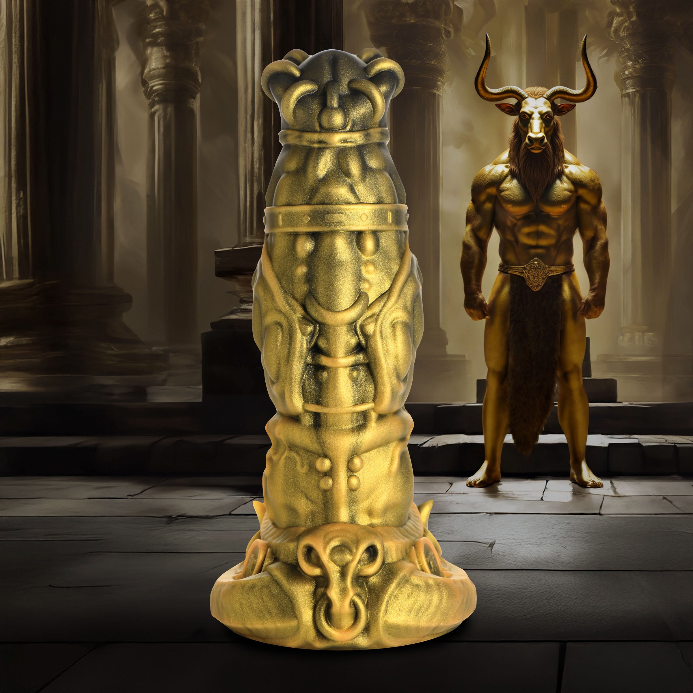 King Minotaur Silicone Dildo