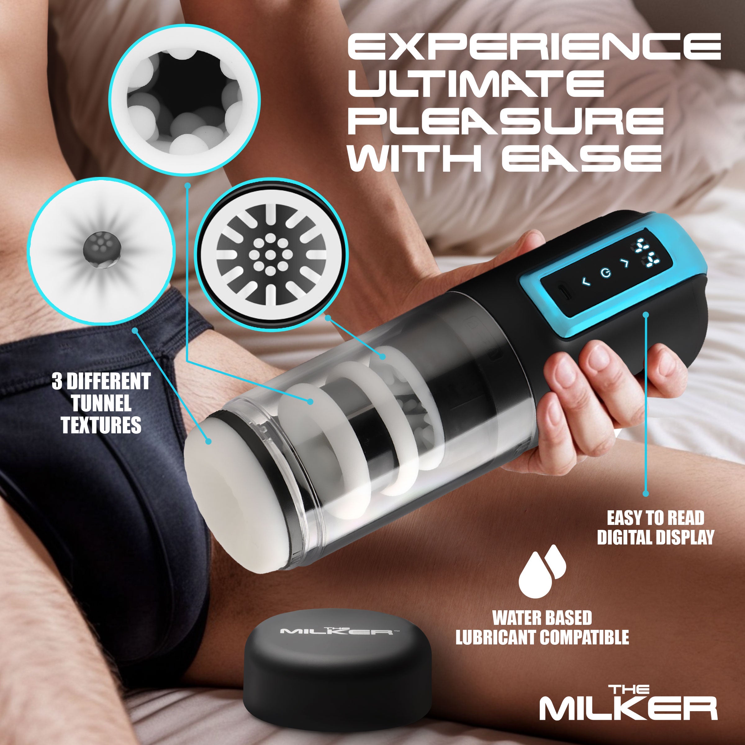 The Milker Roto-Stroke Thrusting and Rotating Masturbator