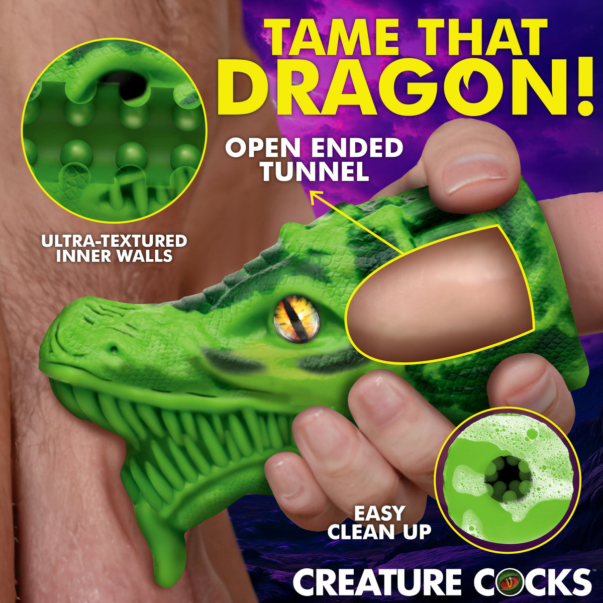 Dragon Tamer Silicone Stroker -