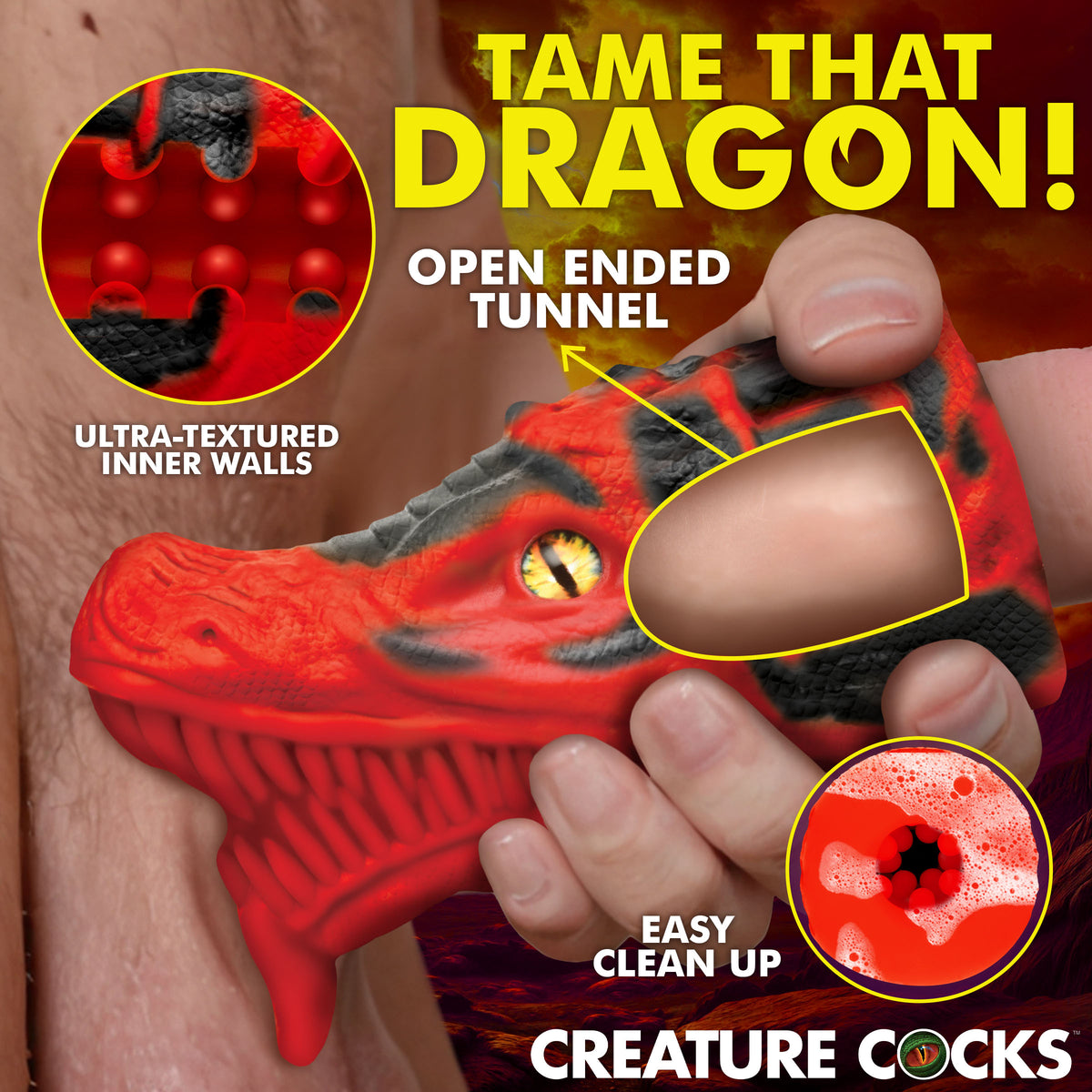 Dragon Tamer Silicone Stroker -