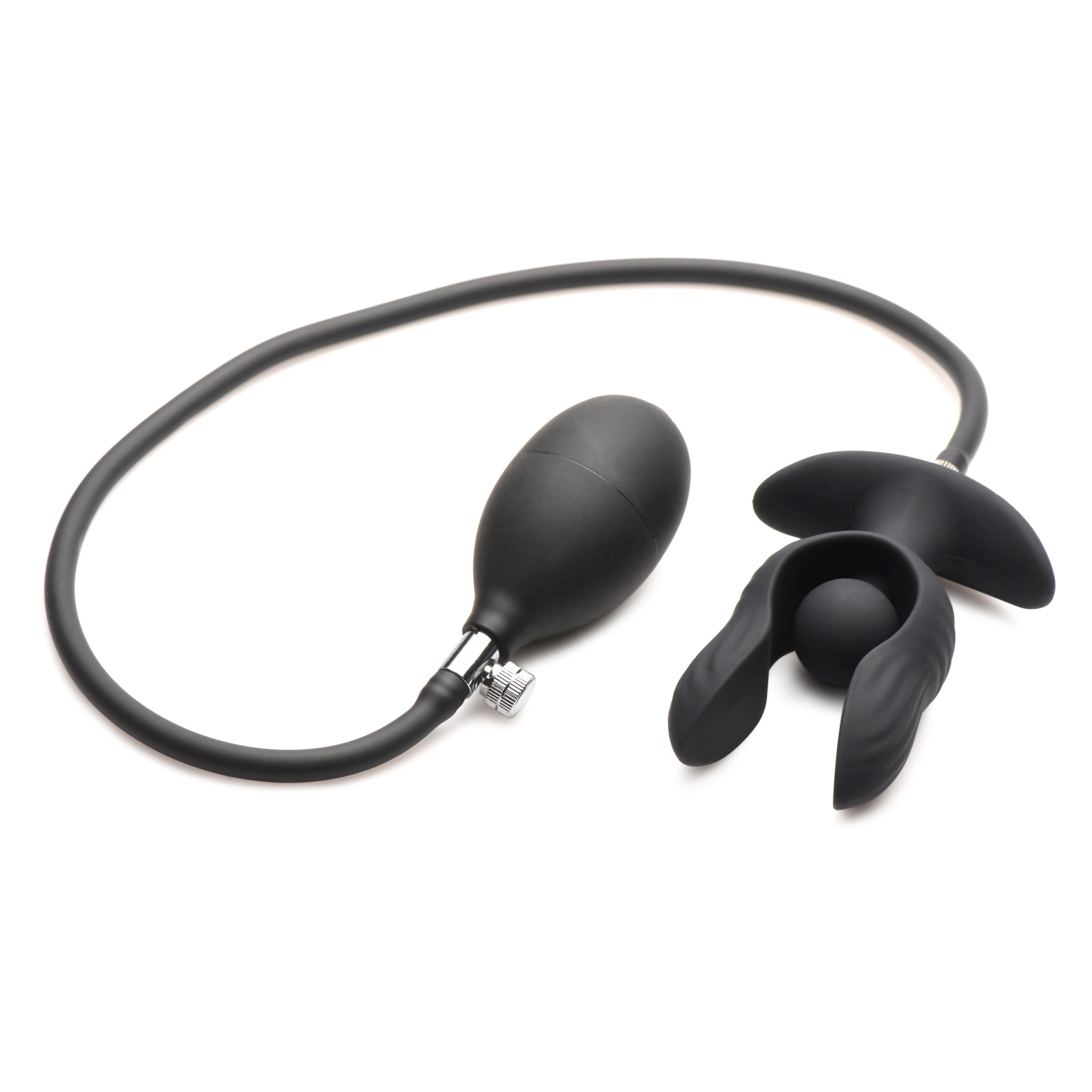 Dark Pearl Inflatable Vibrating Butt Plug