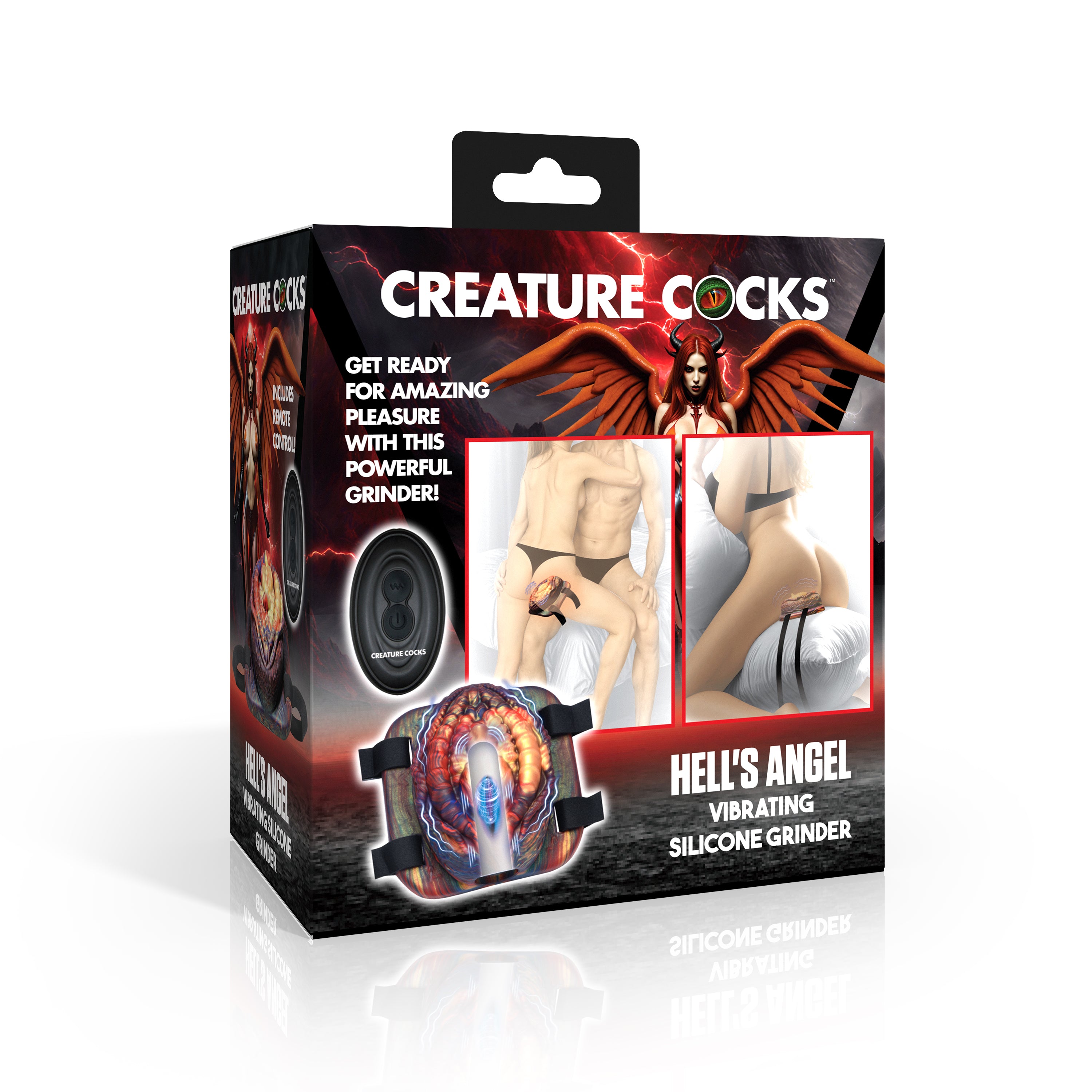 Hell's Angel Vibrating Silicone Grinder