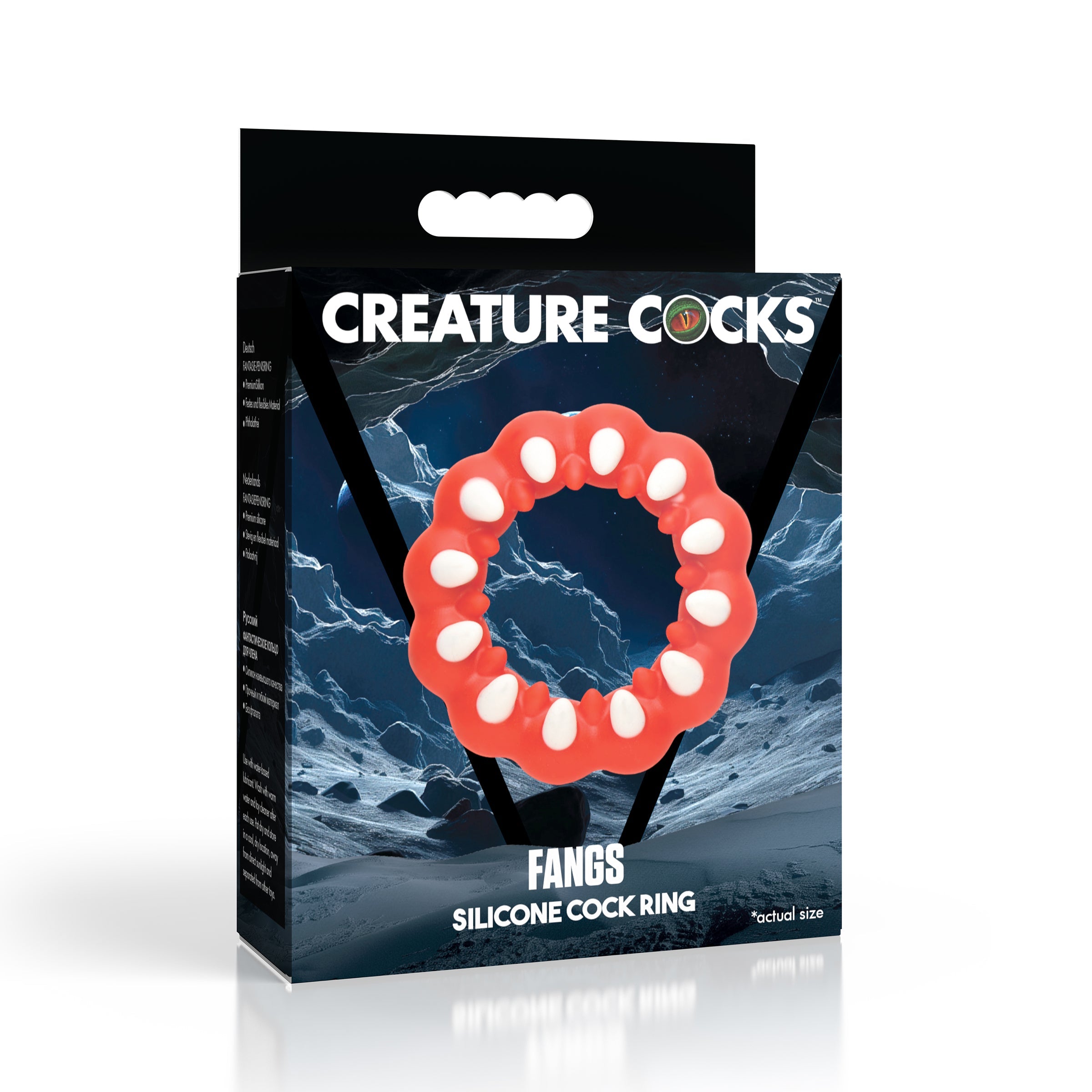 Fangs Silicone Cock Ring