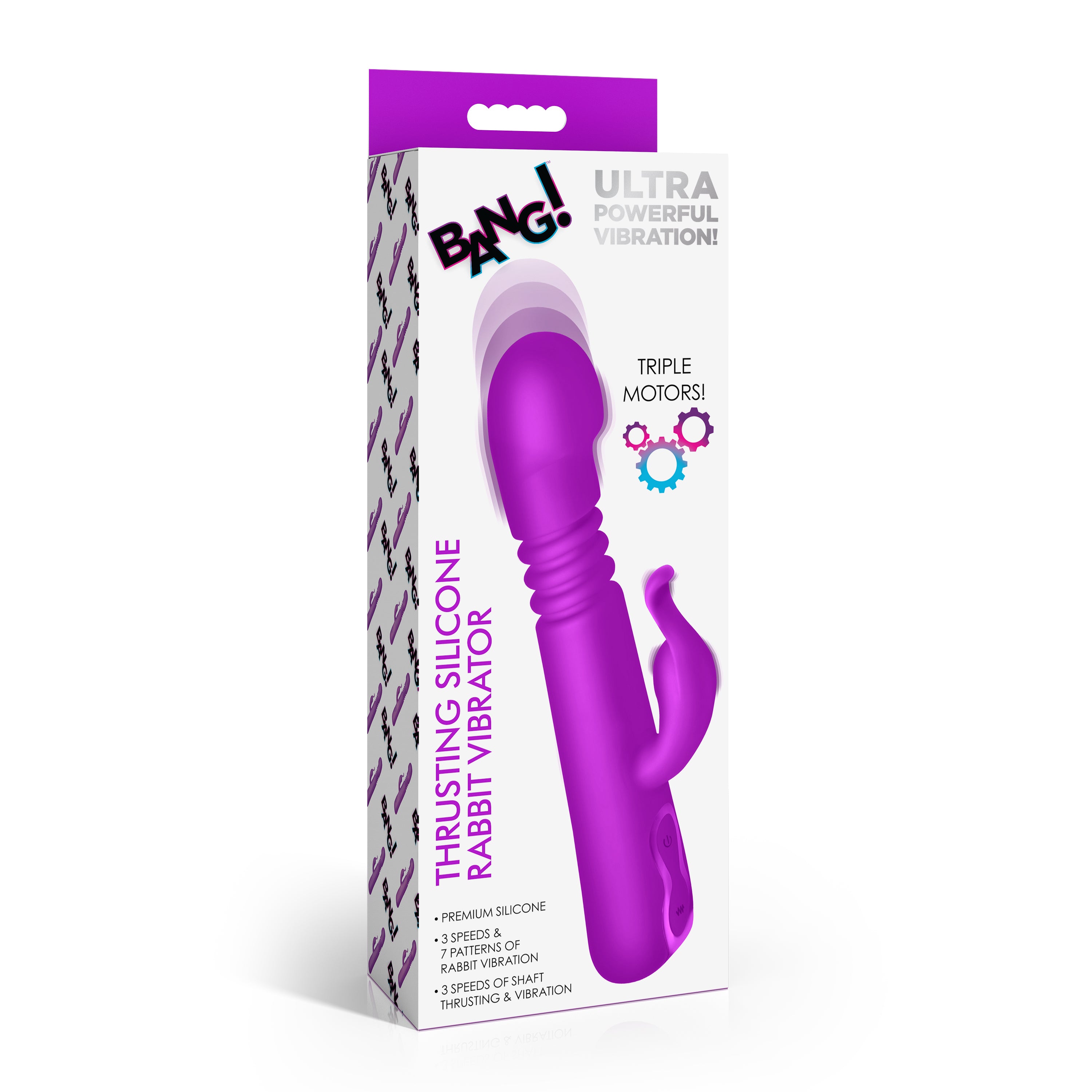 Thrusting Silicone Rabbit Vibrator