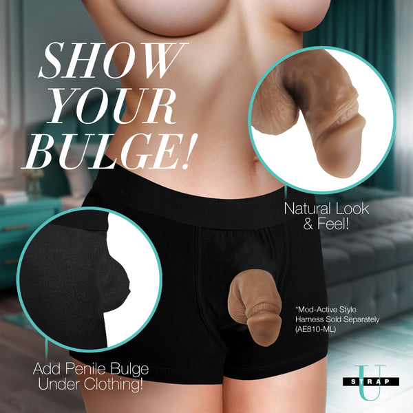 3.6" Silicone Packer Dildo - Light