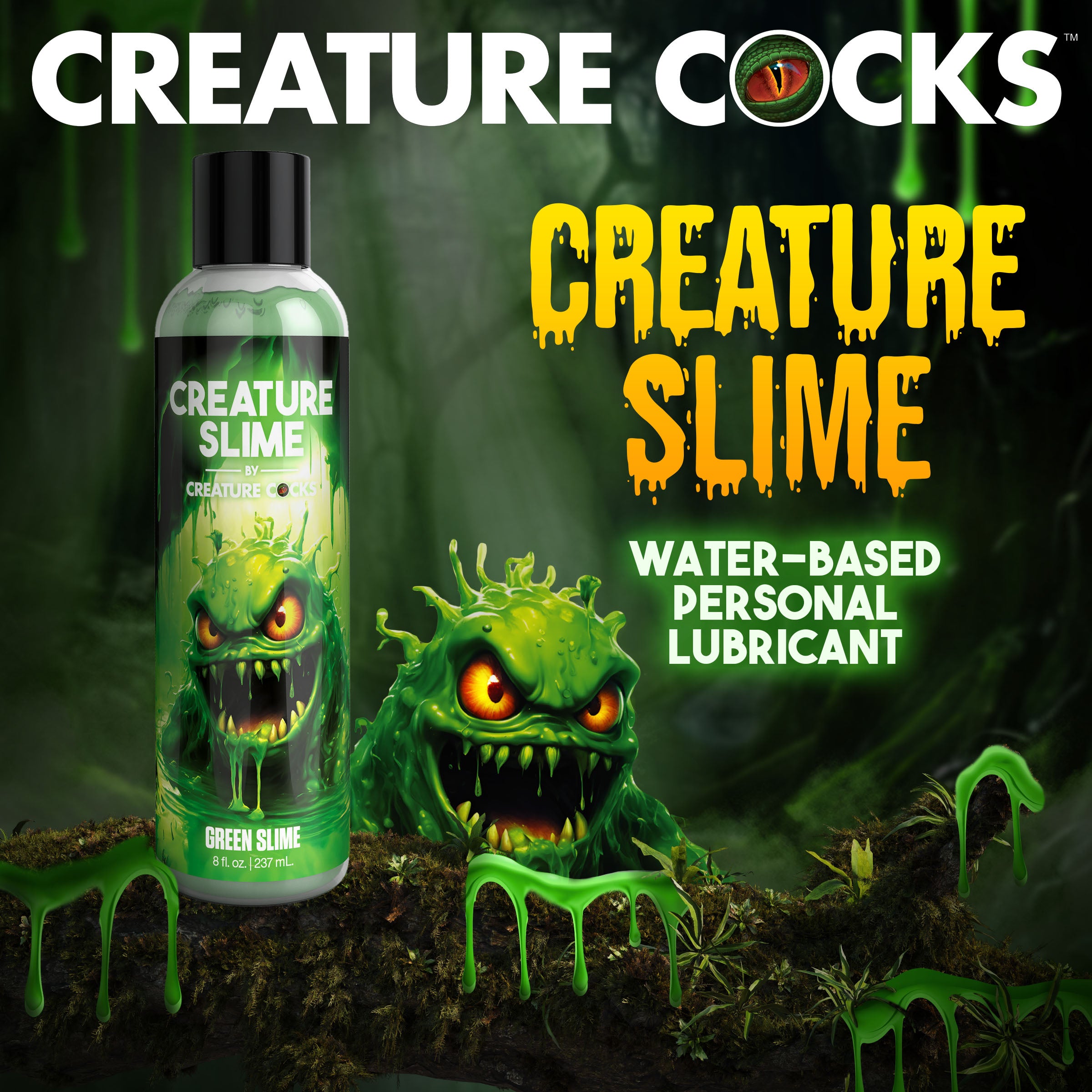 Creature Slime Water-Based Lubricant - 4oz