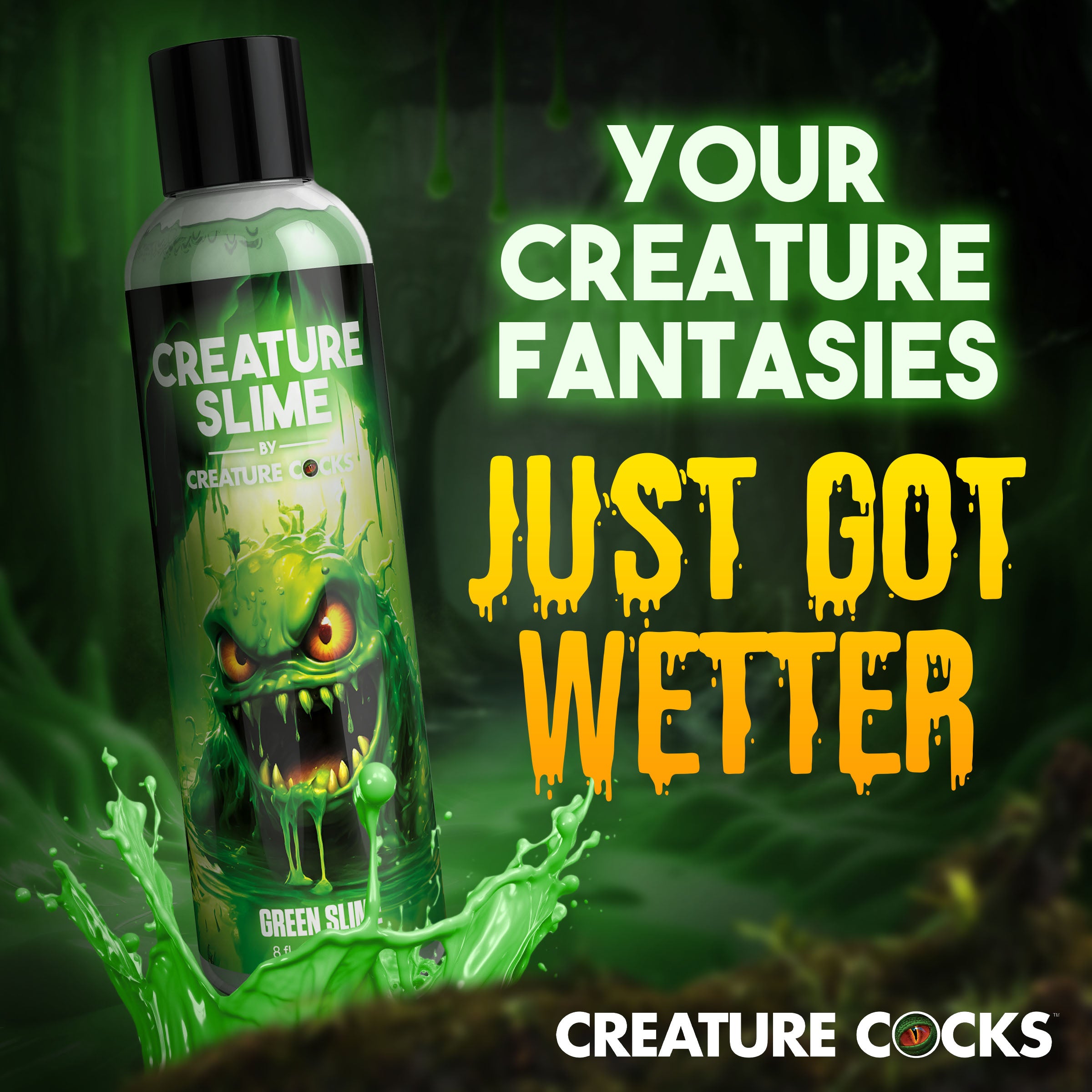 Creature Slime Water-Based Lubricant - 4oz