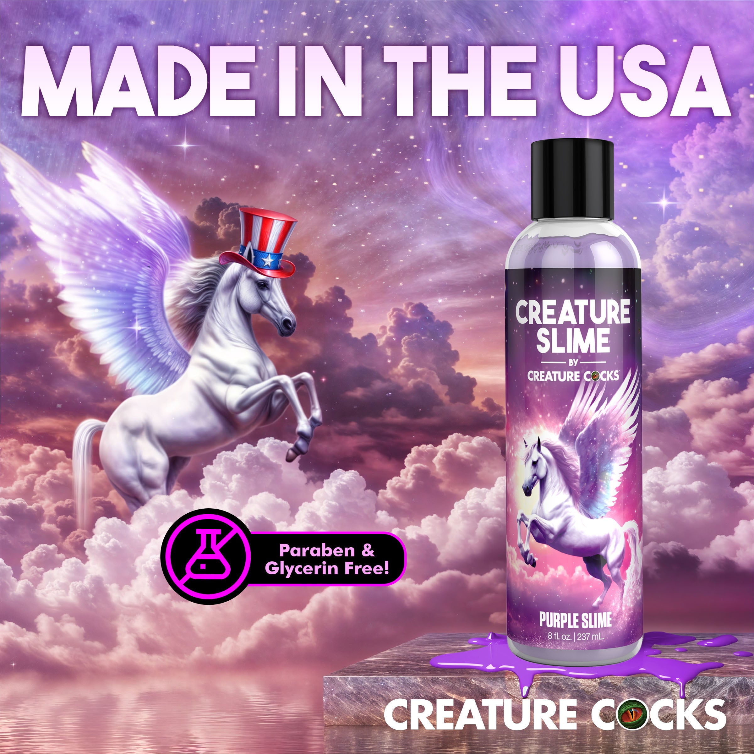 Creature Slime Water-Based Lubricant - 4oz