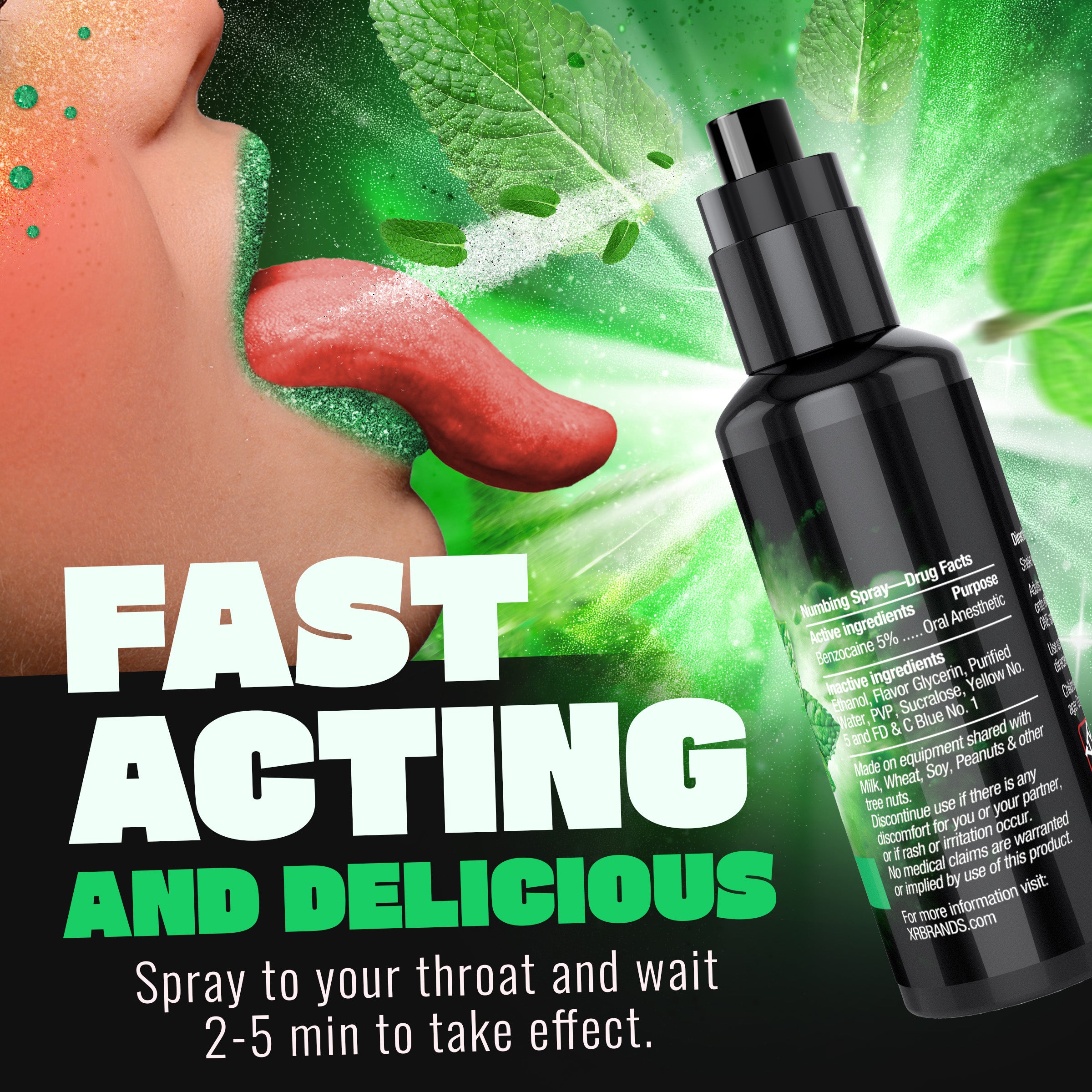 Deep Throat Cherry Numbing Spray