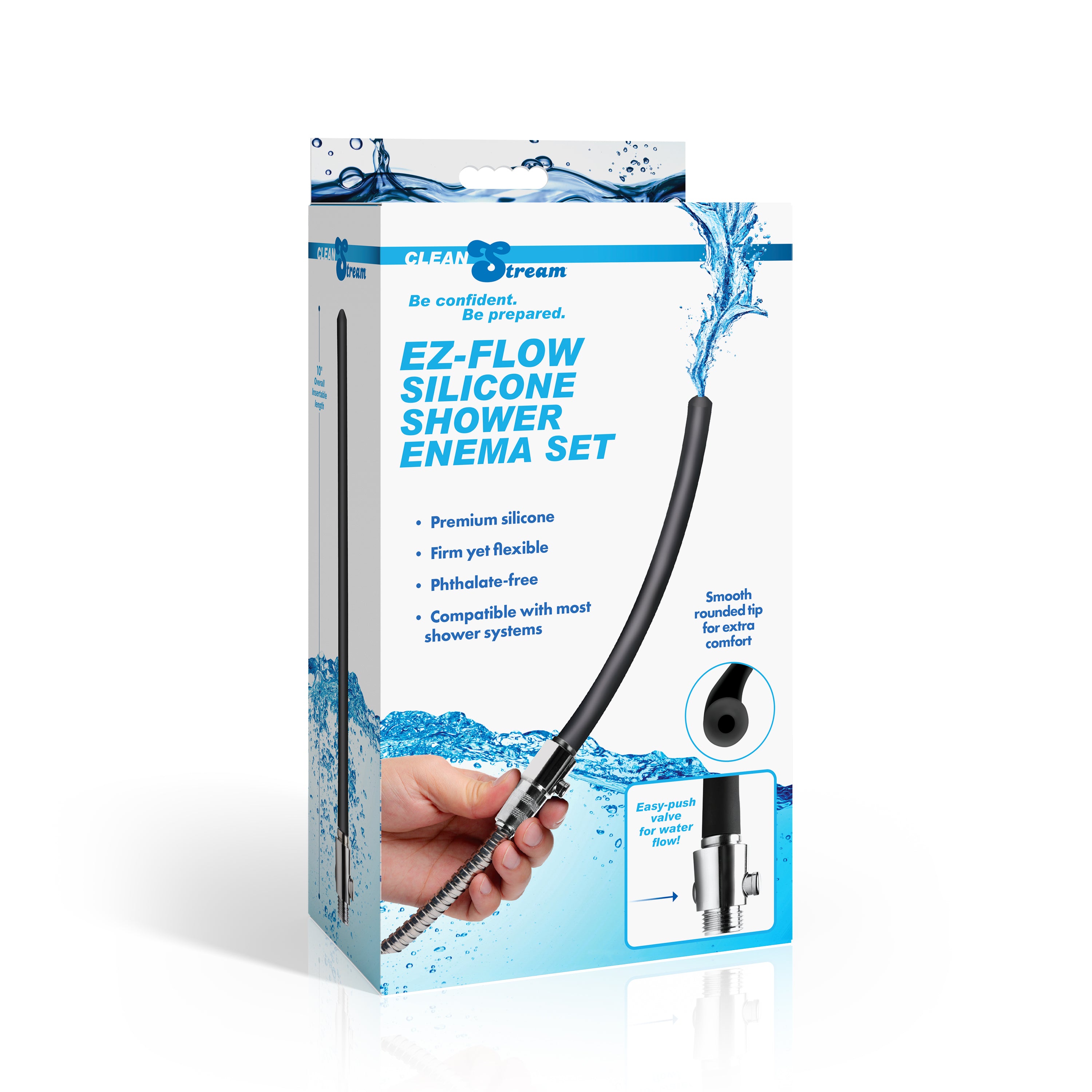 EZ-Flow Silicone Shower Enema Set