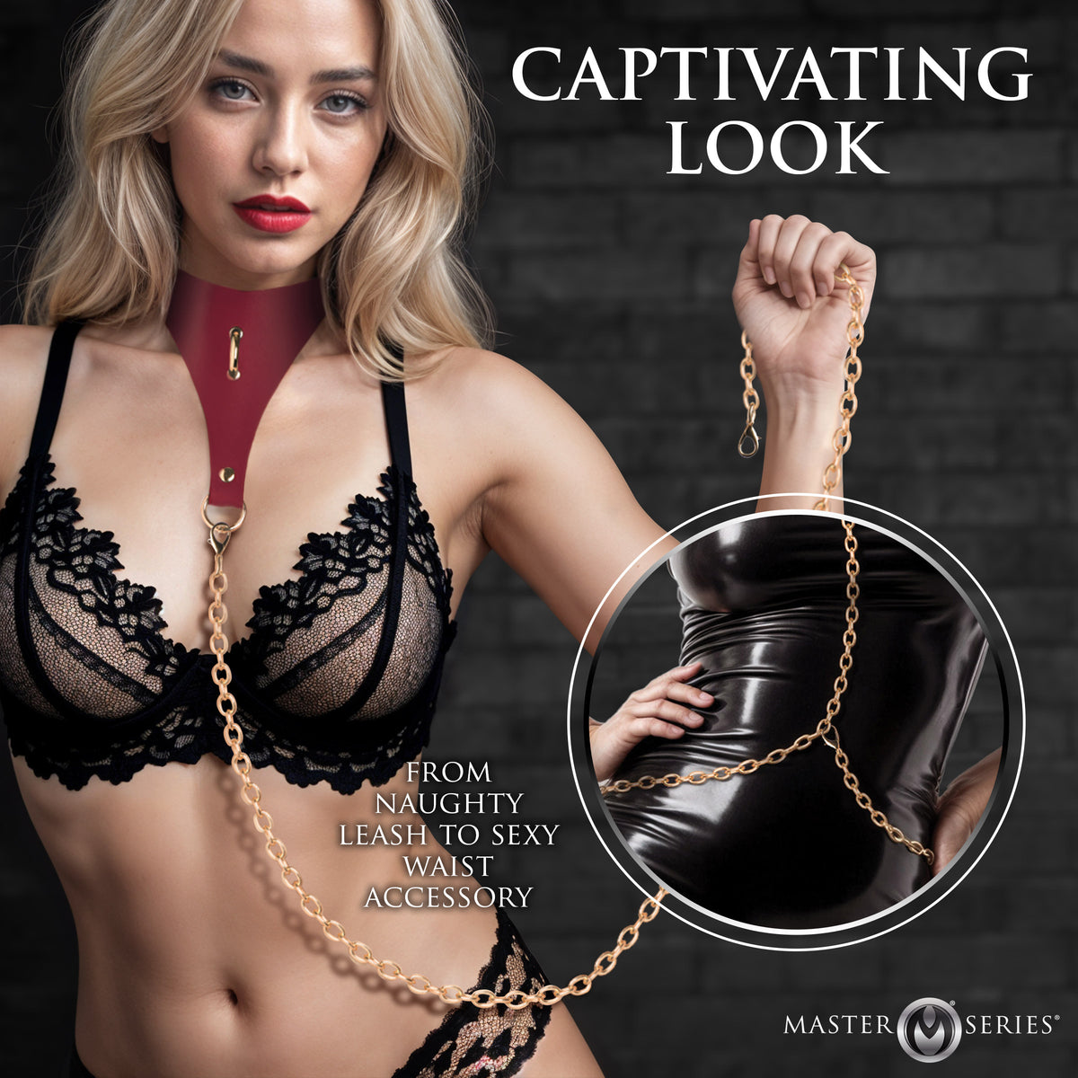 Captivate Collar with Body Chain -
