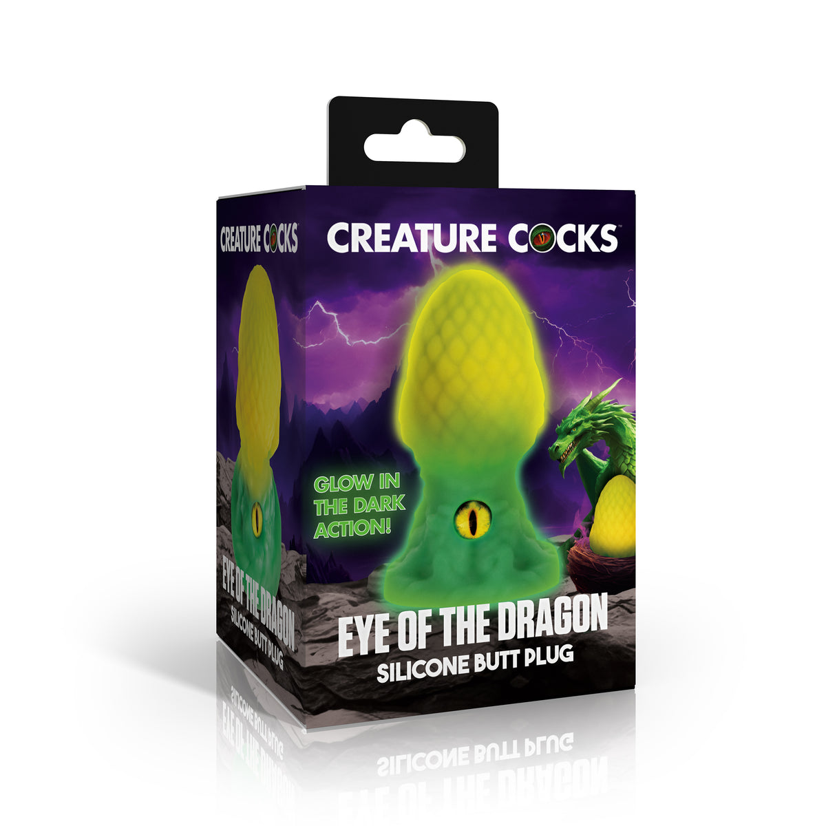 Eye of the Dragon Silicone Butt Plug -