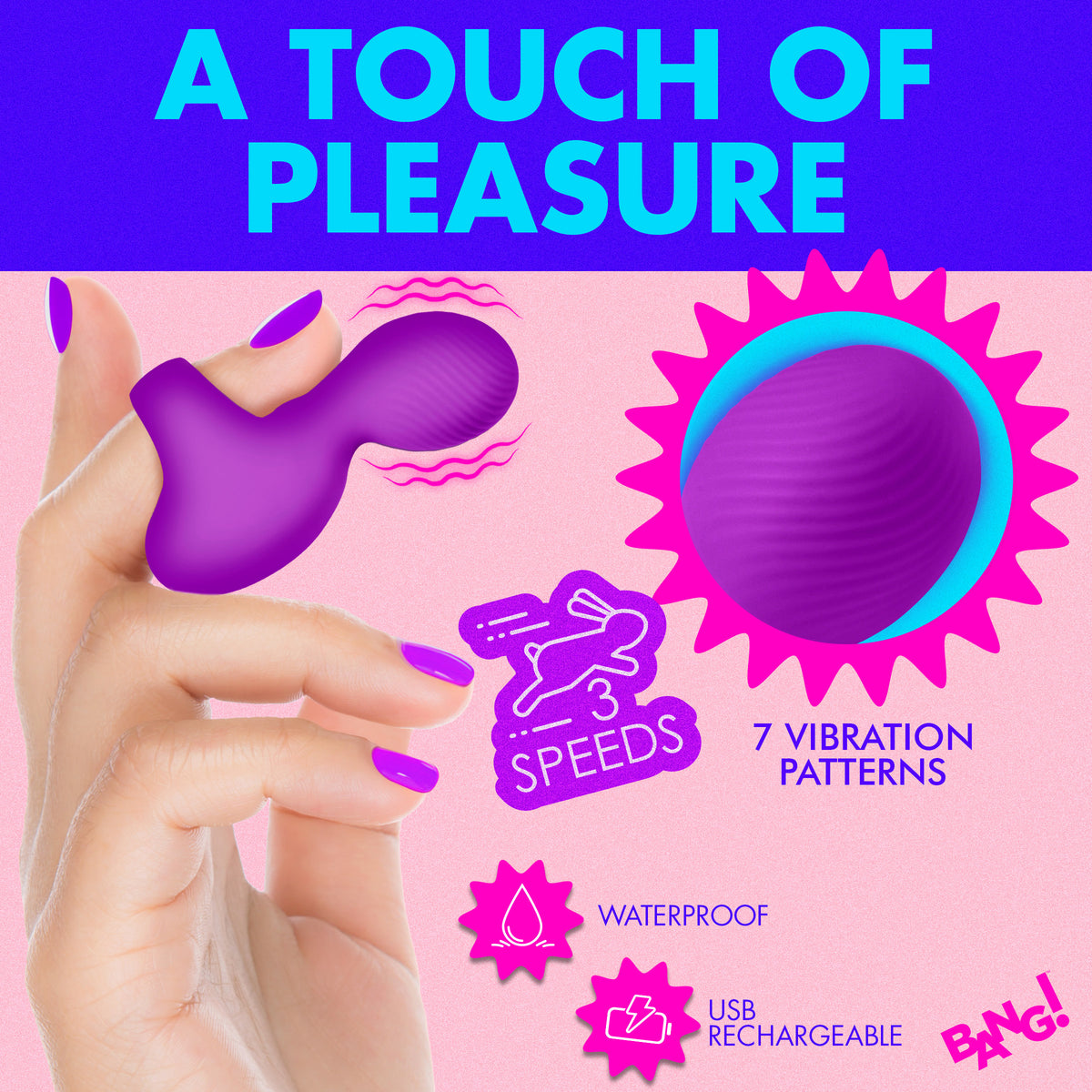 Silicone Finger Vibrator -