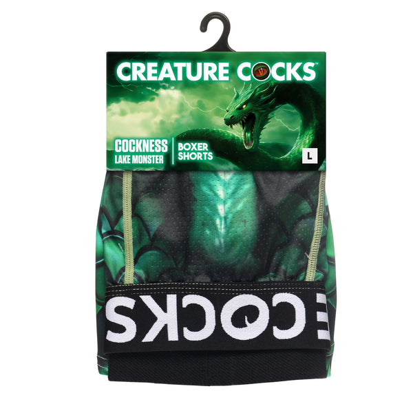 Creature Wear Cockness Monster Lake Creature Boxer Shorts -