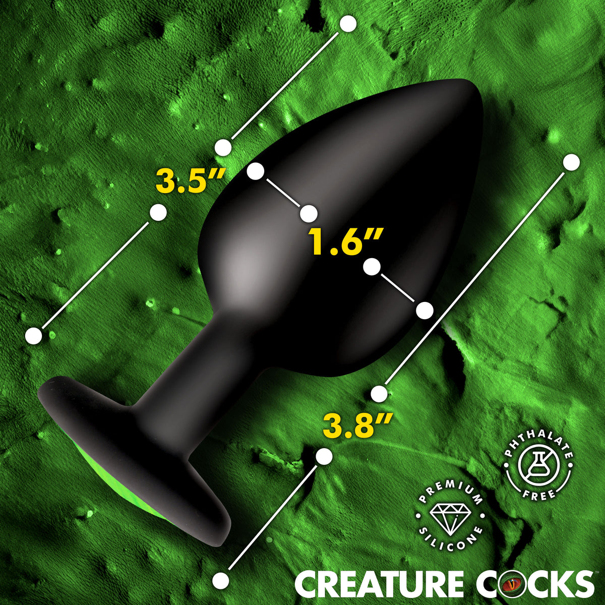 Creature Eye  Eye Silicone Butt Plug - Large