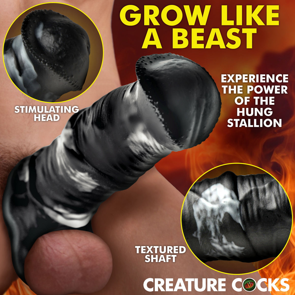 Stallion 1" Silicone Penis Extension