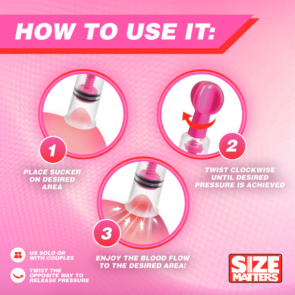 MAXtwist Clit & Nipple Triple Sucker Set -